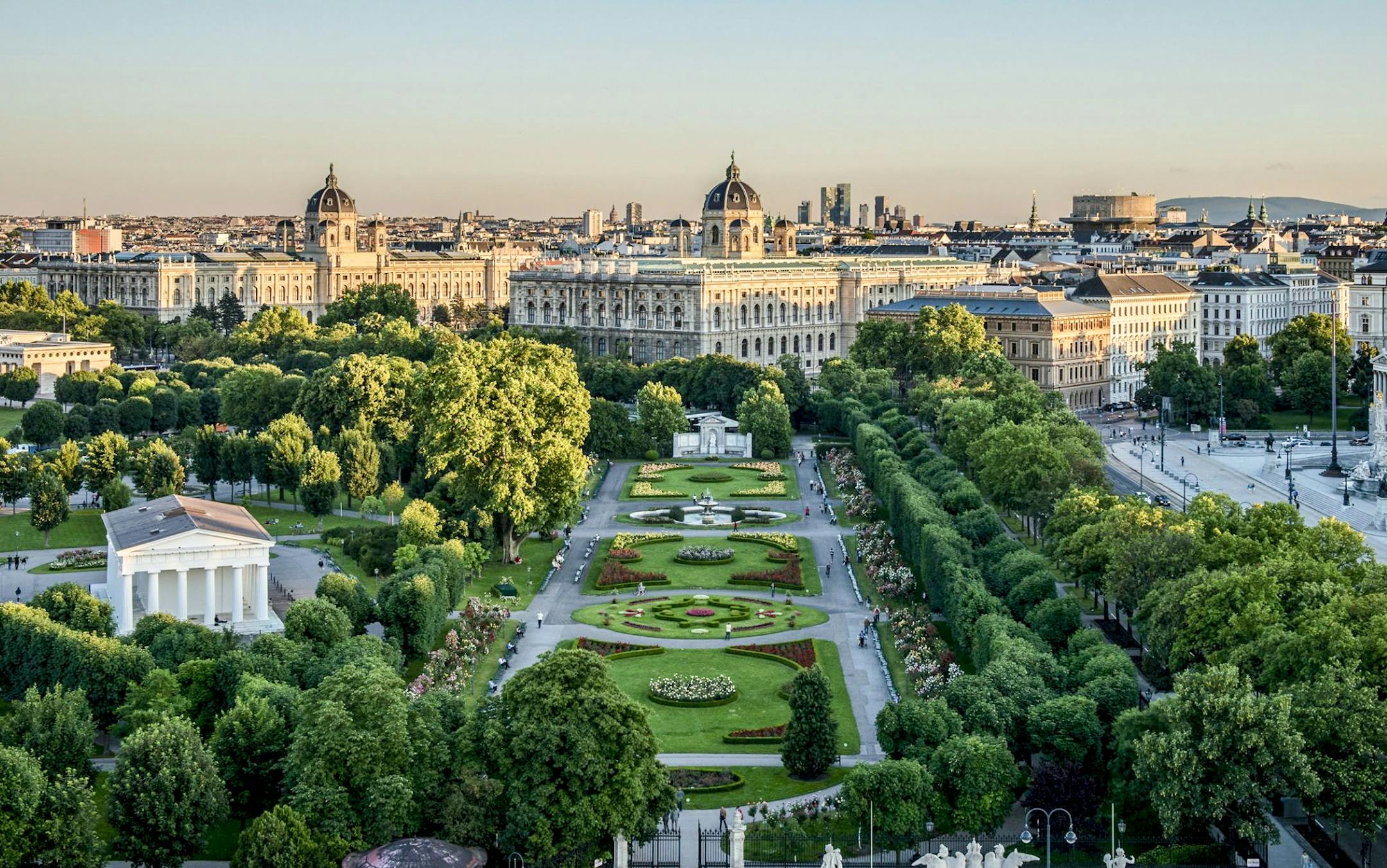 Vienna is one of the greenest cities in Europe.