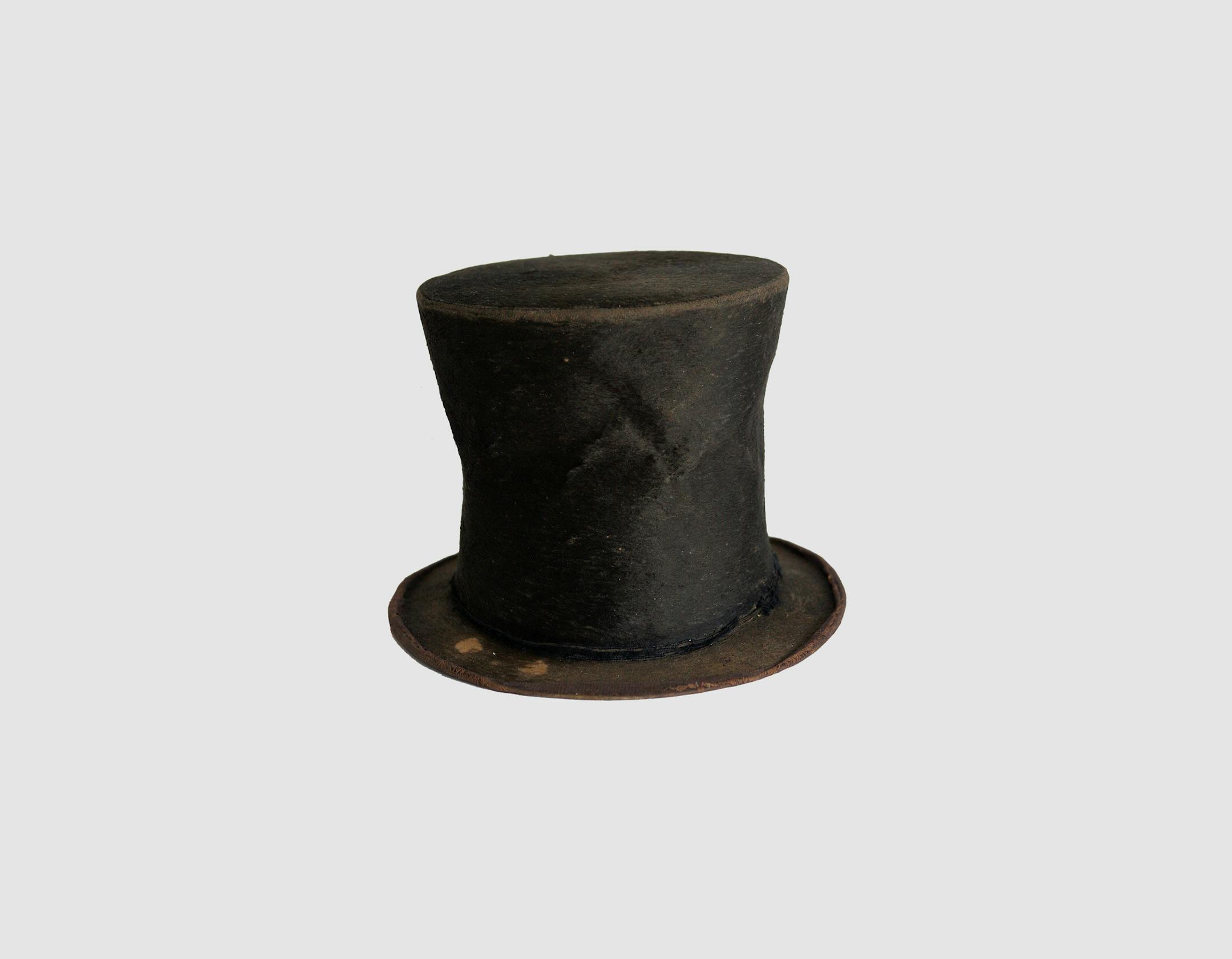 FILE - In this June 14, 2007 file photo, Abraham Lincoln's iconic stovepipe hat is photographed at the Abraham Lincoln Presidential Library and Museum in Springfield, Ill. The foundation that supports the library and museum says it might have to sell artifacts if it can't pay off a decade-old loan that financed items related to the 16th president. the foundation says it owes $10 million on a 2007 loan it obtained for the well-known Barry and Louise Taper Collection of Lincoln-related items inclu