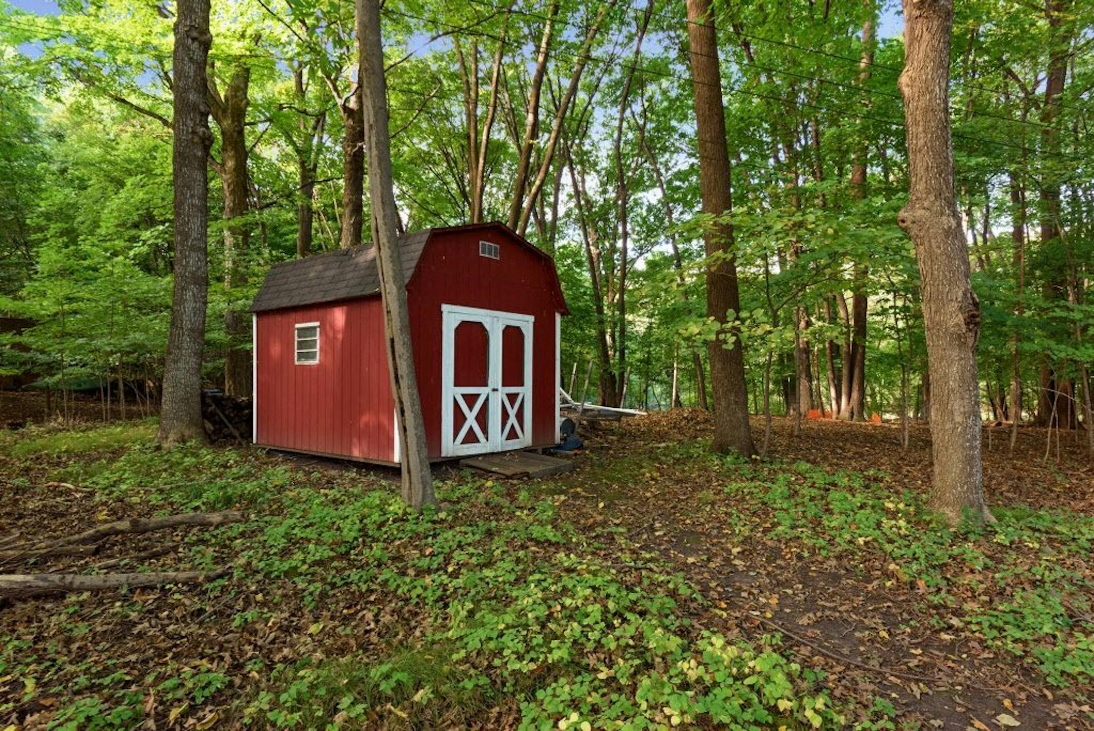 There are two sheds on the one-fourth-acre property.