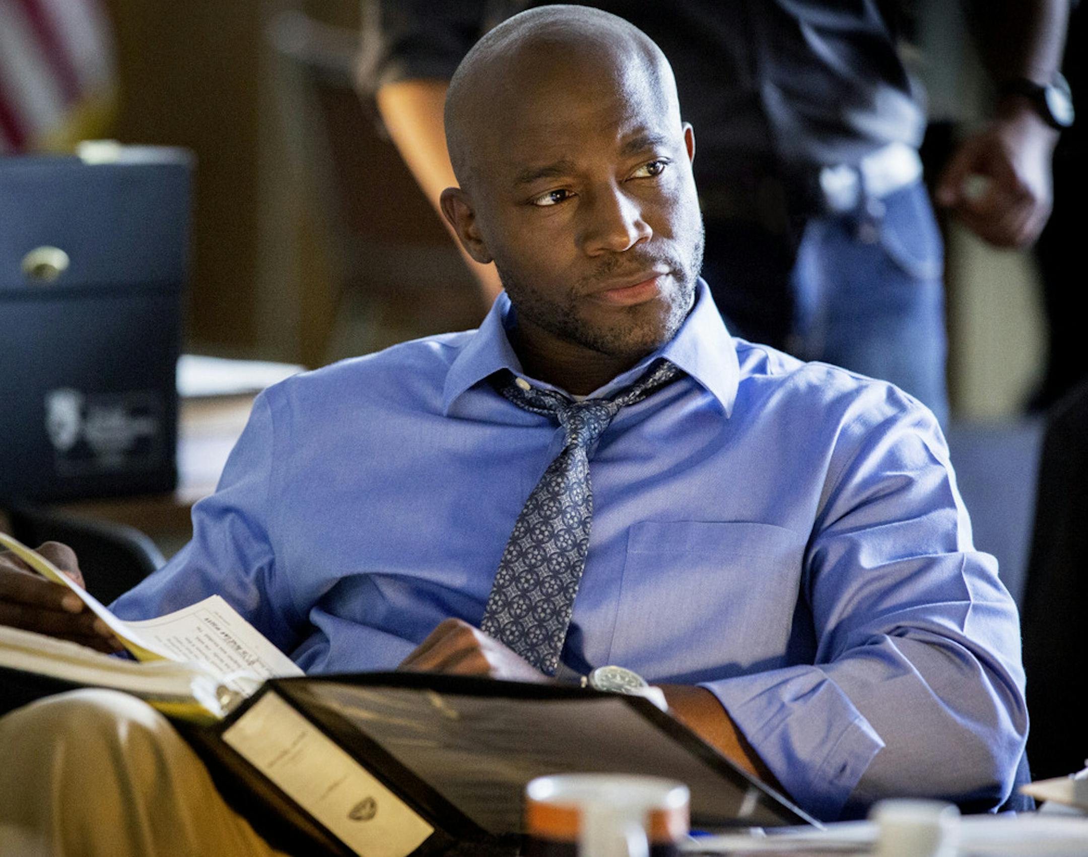 Trae Patton, Taye Diggs in TNT's "Murder in the First."