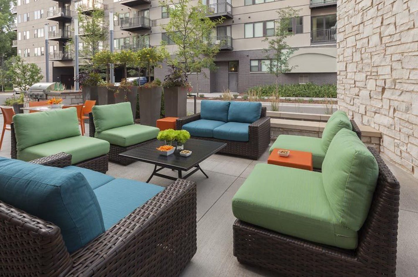 Brian Droege Patio at e2 Apartments