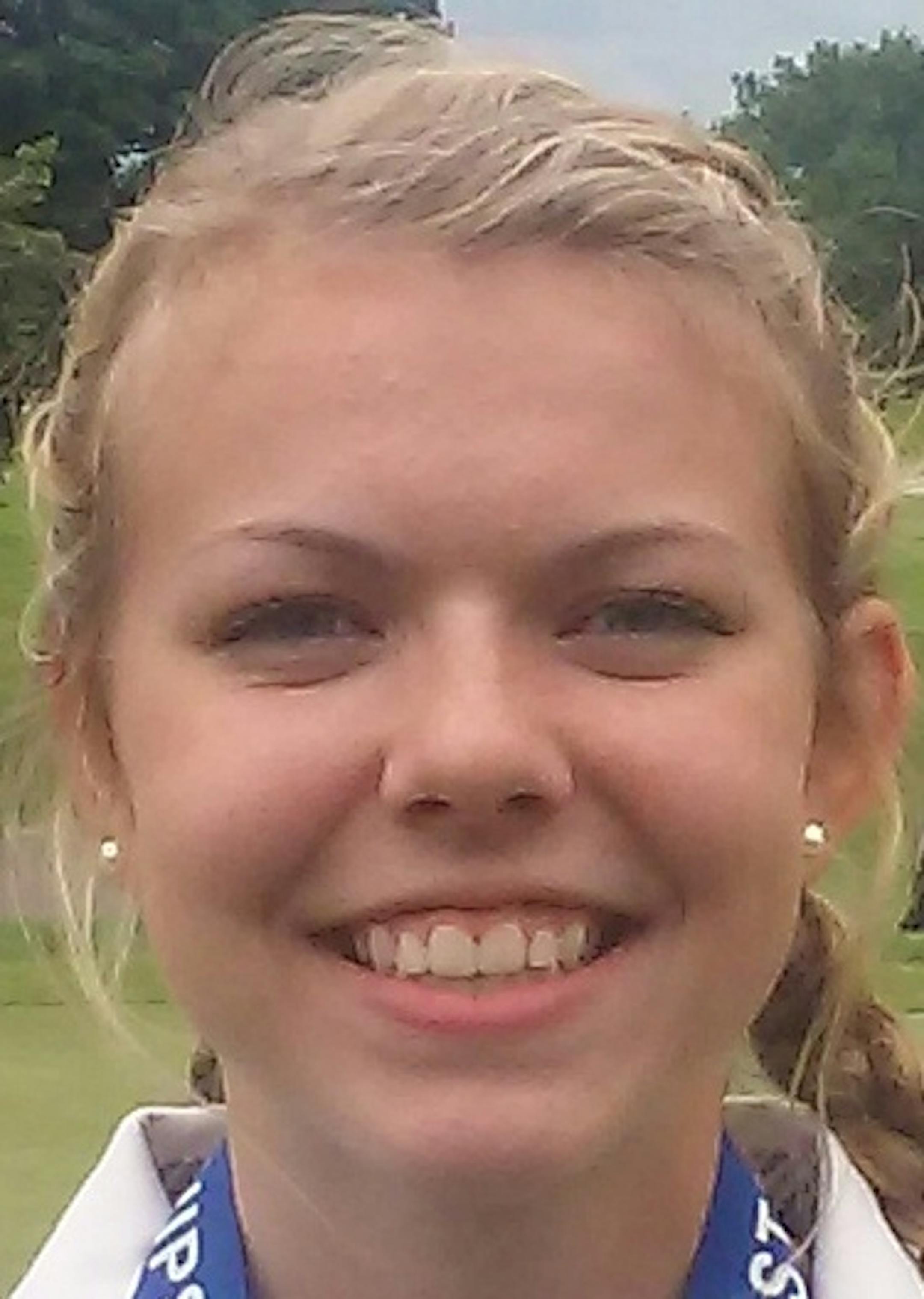Kiera Smith, Class 1A girls' golf individual champion, 2016.