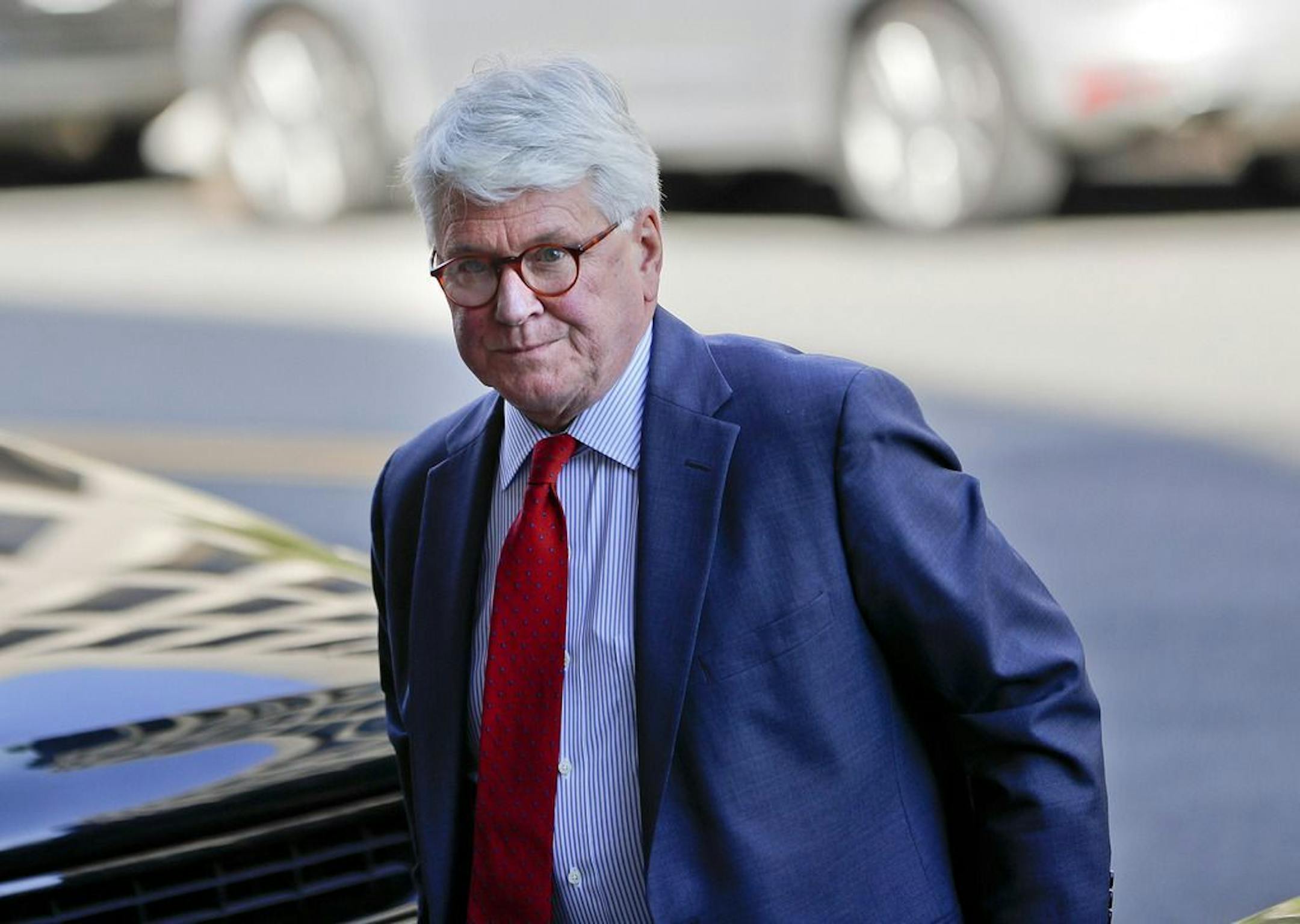 In this Oct. 17, 2016, photo, attorney Gregory Craig arrives at U.S. District Court in Washington. Lawyers for former Obama administration White House counsel Craig say they expect their client to be charged in a foreign lobbying investigation that grew out of the special counsel's Russia probe.