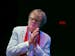 Garrison Keillor rehearsed before his last show at the Ryman Auditorium in Nashville in 2016.