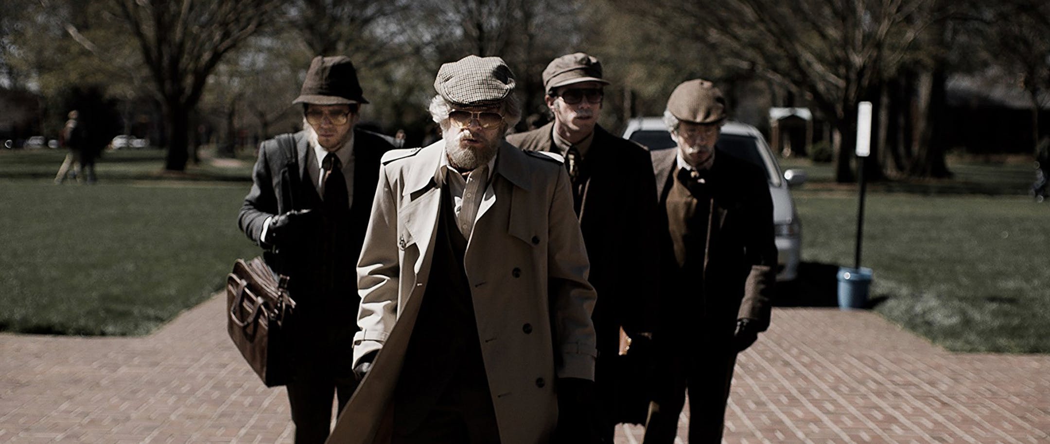 Evan Peters, Jared Abrahamson, Blake Jenner, and Barry Keoghan in "American Animals." (Sundance Institute) ORG XMIT: 1232348