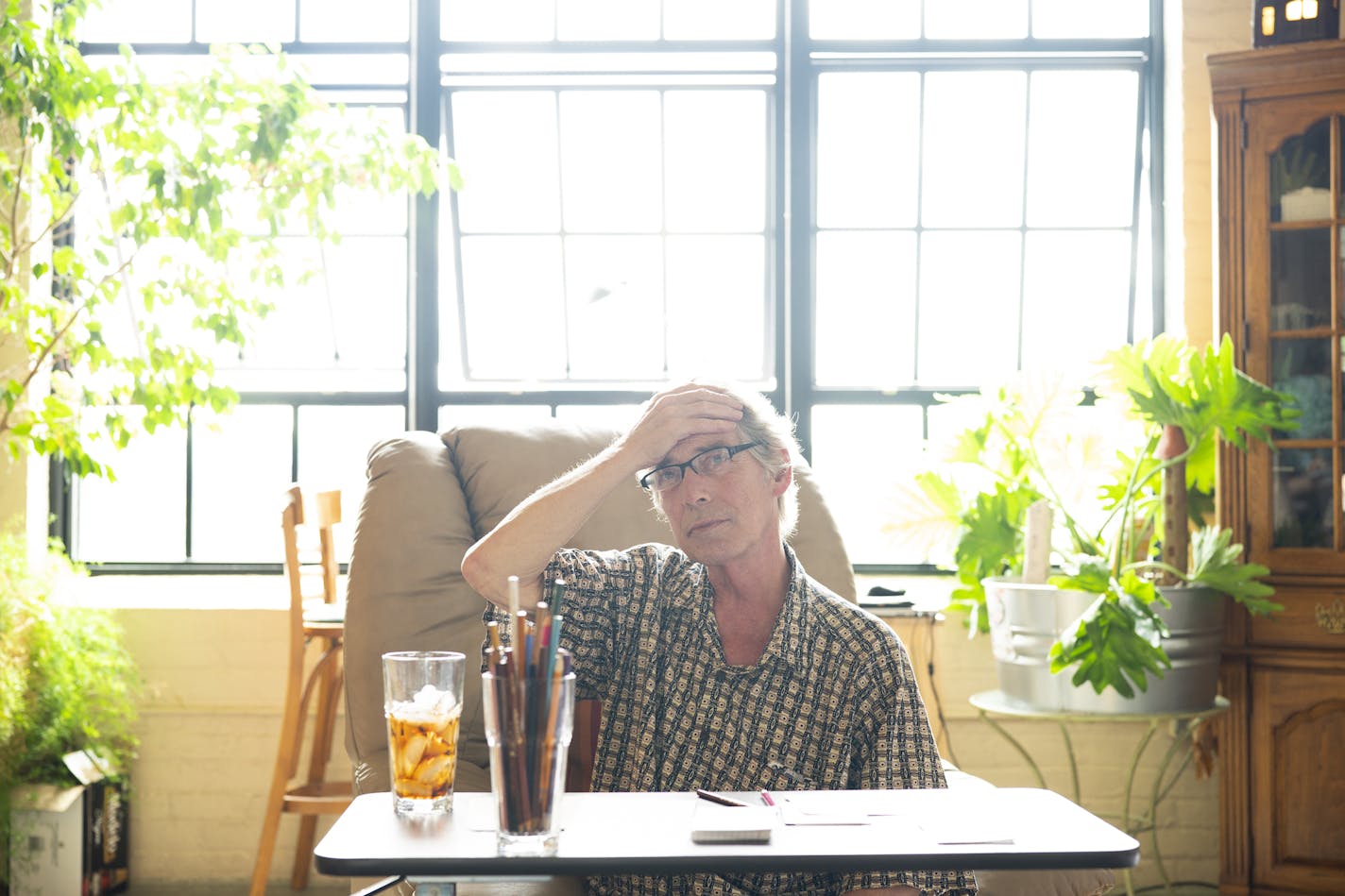 Aldo Moroni, in his Minneapolis loft while temporarily housebound with a blood clot while also fighting cancer. ] JEFF WHEELER • jeff.wheeler@startribune.com Long-time Minneapolis artist Aldo Moroni is dying of pancreatic cancer, but still hard at work. An Italian-American from Chicago, Moroni is best known for his small-scale creations of built civilizations. He was photographed at his loft in the Pillsbury A-Mill Thursday afternoon, July 30, 2020 in Minneapolis.