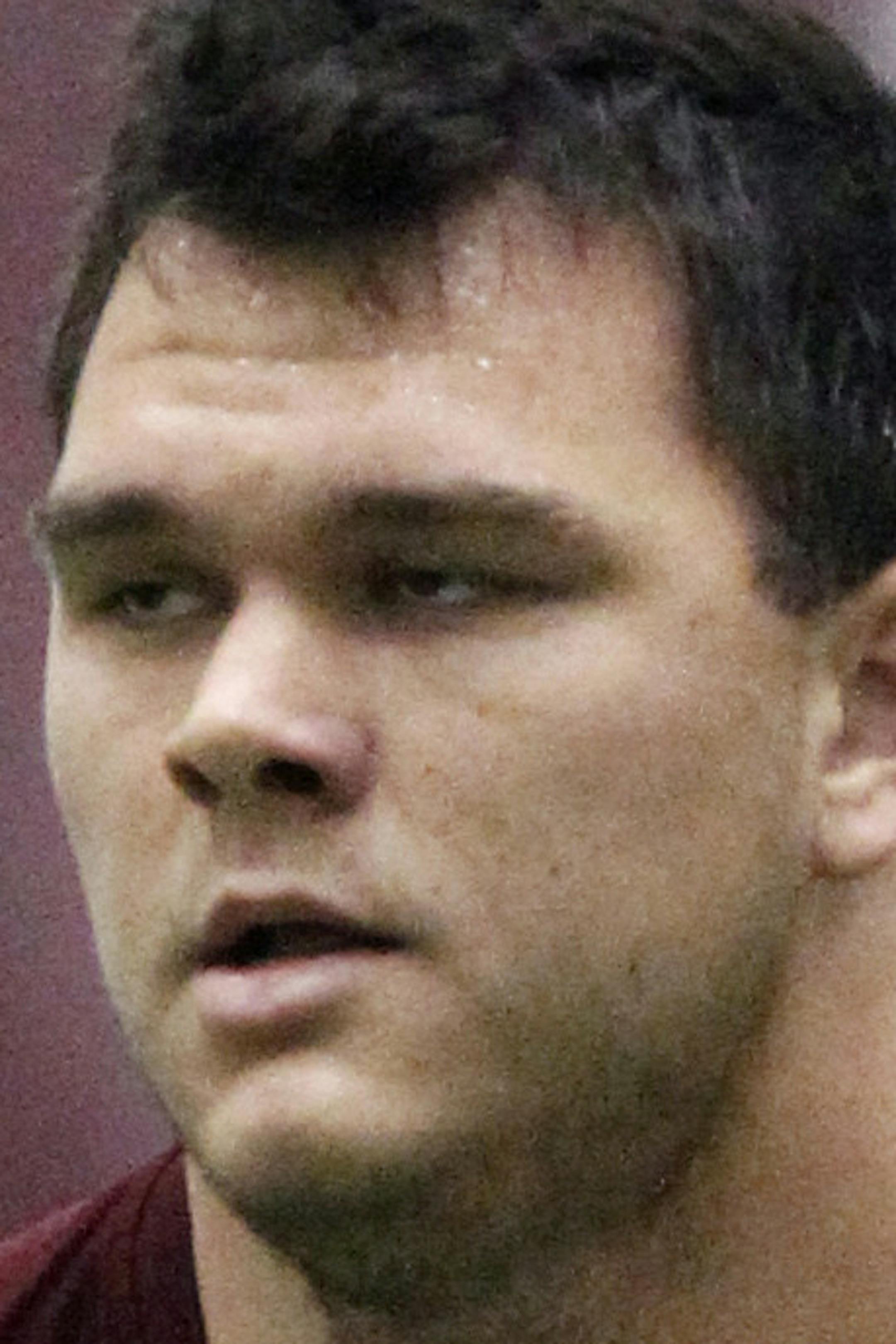 Texas A&M offensive tackle Jake Matthews competes during Texas A&M's pro day held Wednesday, March 5, 2014, in College Station, Texas. (AP Photo/Patric Schneider) ORG XMIT: TXPX111