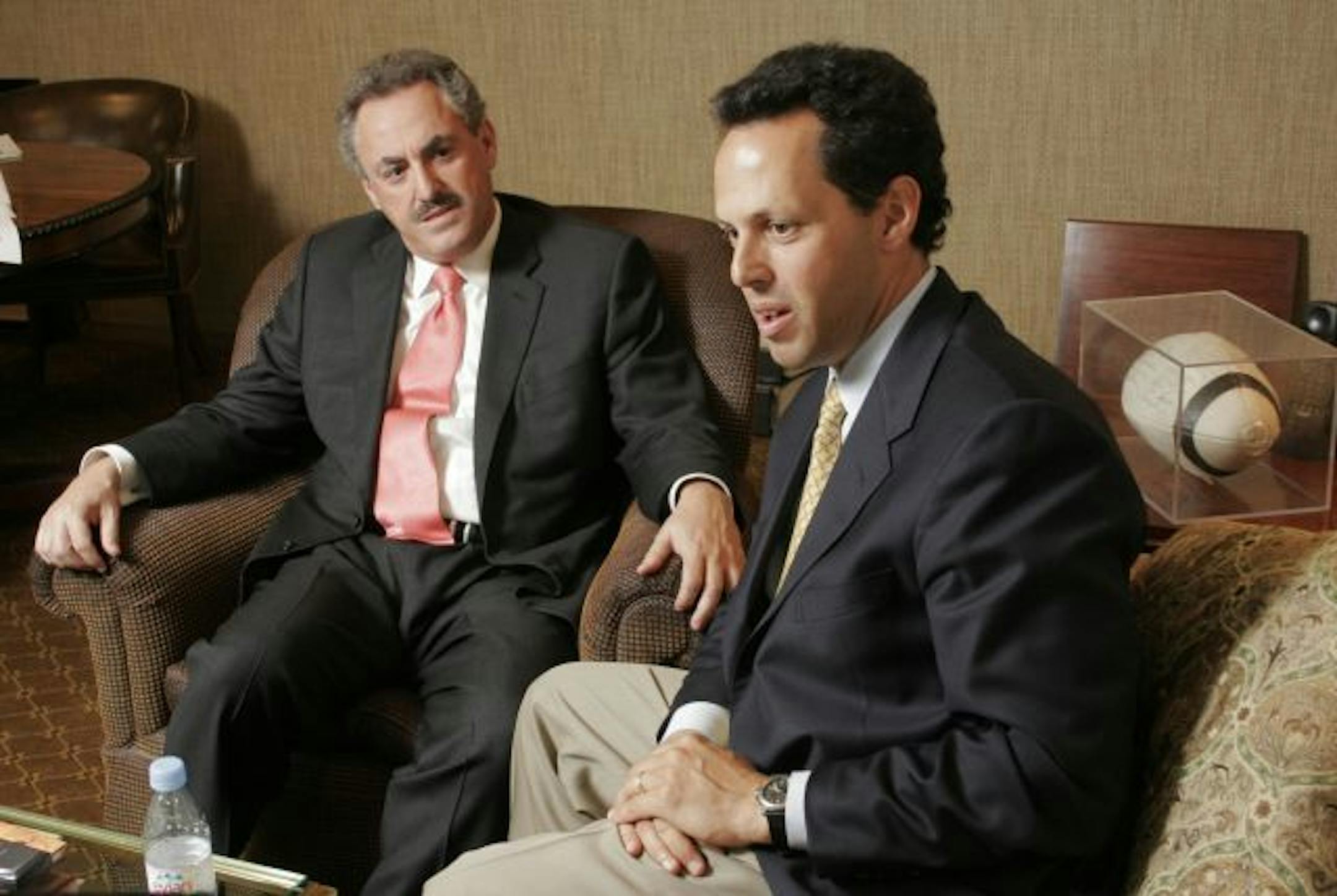 Zygi Wilf (left), Mark Wilf