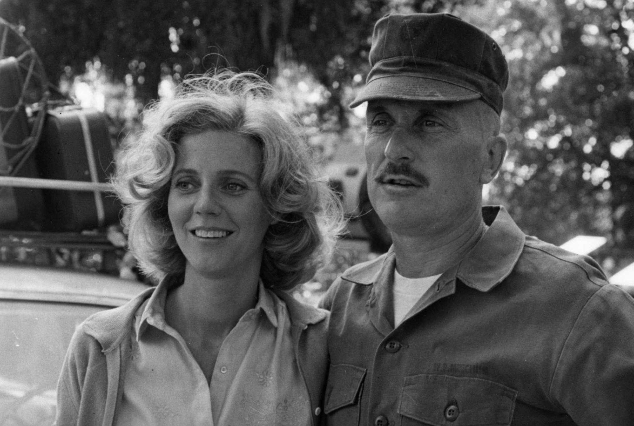 (left to right) Blythe Danner and Robert Duvall star in the 1979 movie "The Great Santini." Handout file photo courtesy of Orion Pictures.