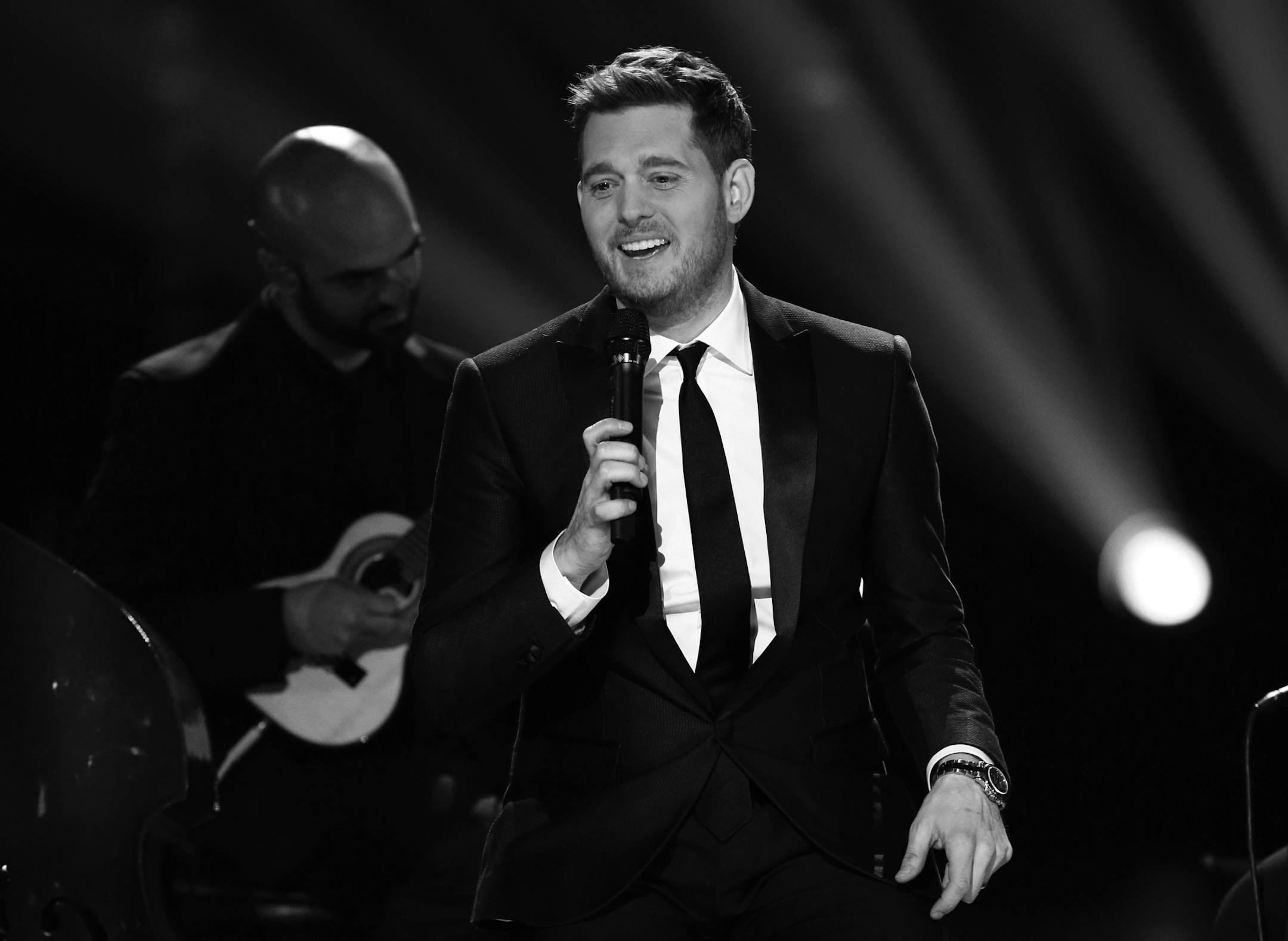 FOR USE WITH FYI_TV CONTENT ONLY. MICHAEL BUBLE'S CHRISTMAS IN NEW YORK -- Pictured: Michael Buble -- (Photo by: Peter Kramer/NBC)