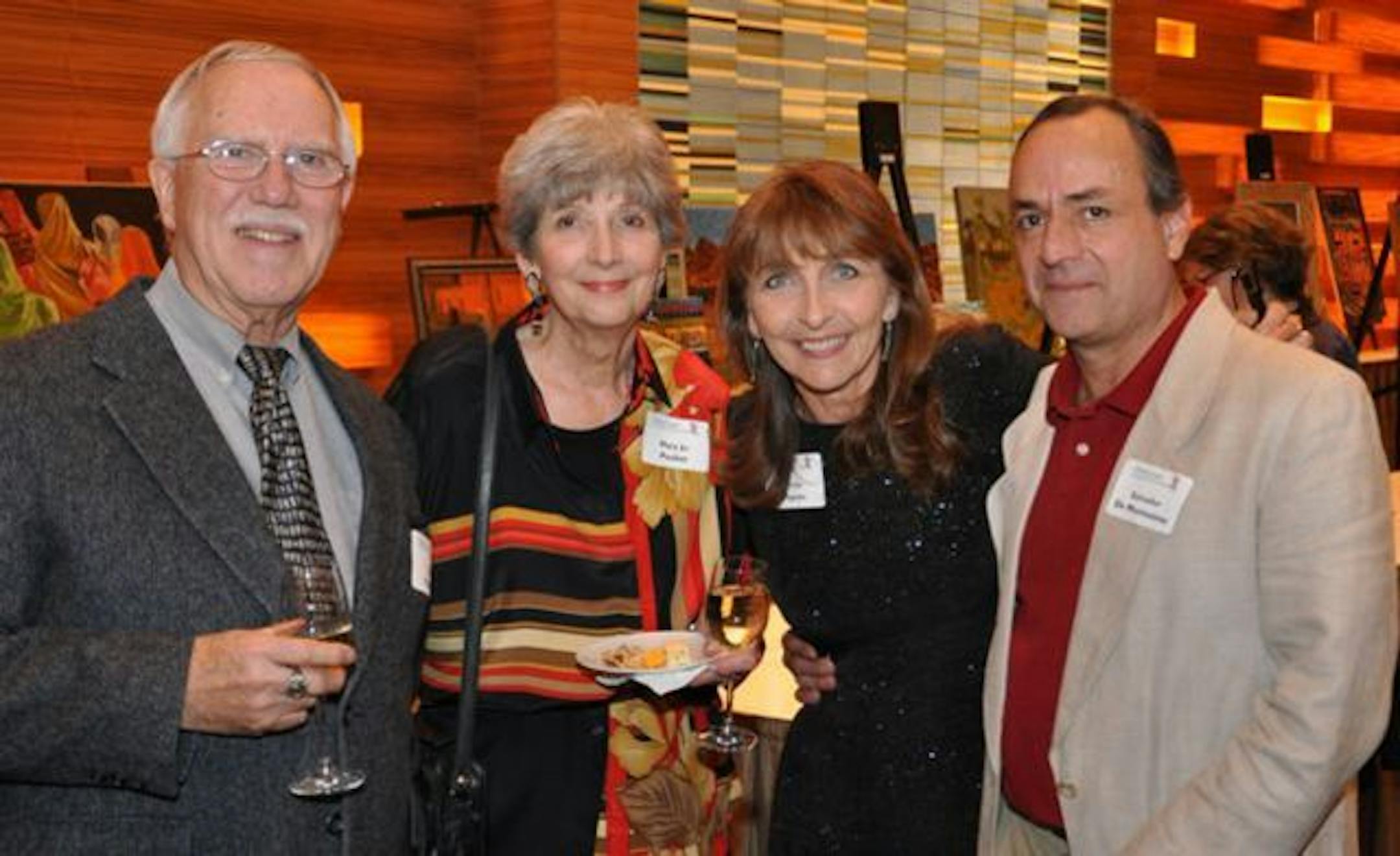 Ted and Mary Jo Pouliot, Tricia Haynes and Salvador de Montesinos