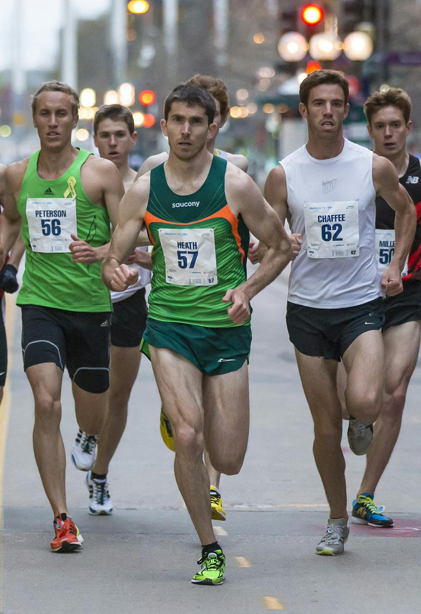 2013 Medtronic Twin Cities 1 Mile Caption: Garrett Heath (57) races in the 2013 TC 1 Mile. Photo by Competitive Image