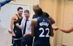 Watch: Wolves show how they feel about Ryan Saunders -- and Flip