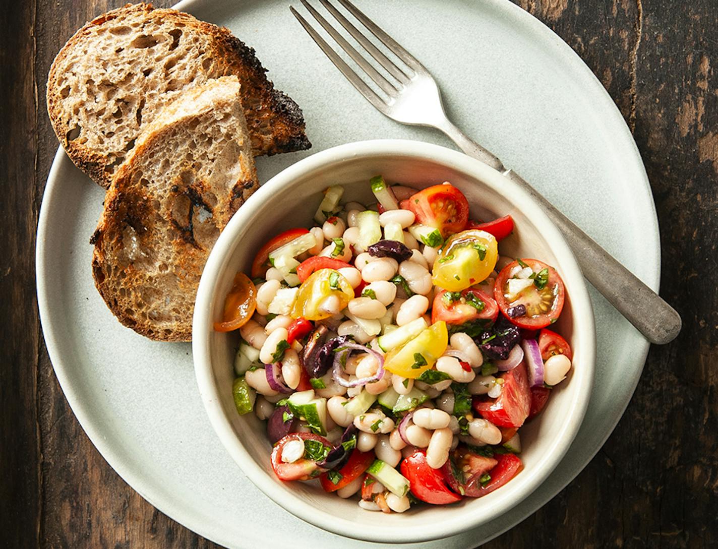 Tomato Bean Salad Mette Nielsen