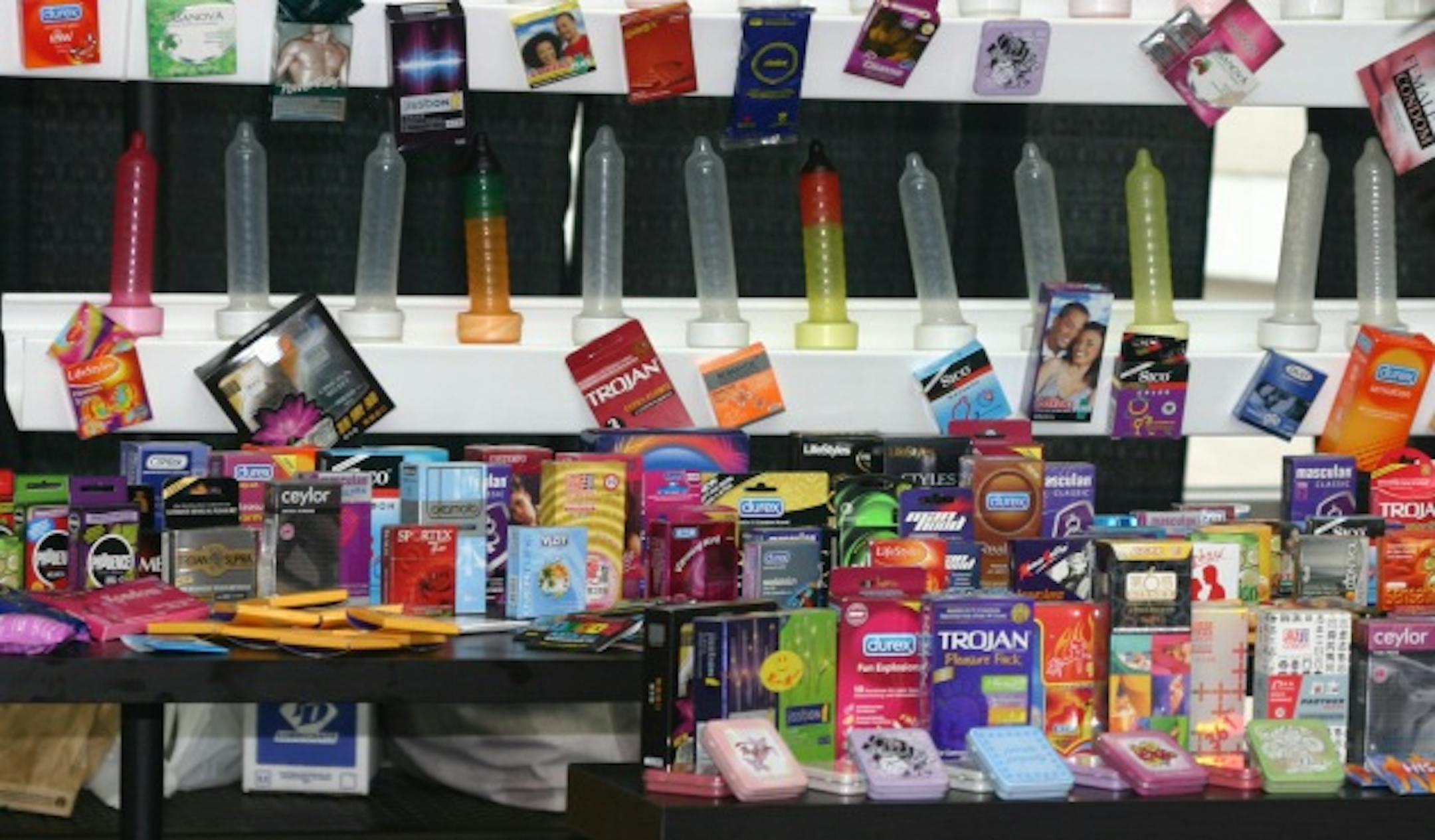 One of the Condomize! displays at the XIX International AIDS Conference. Daniela Hernandez.