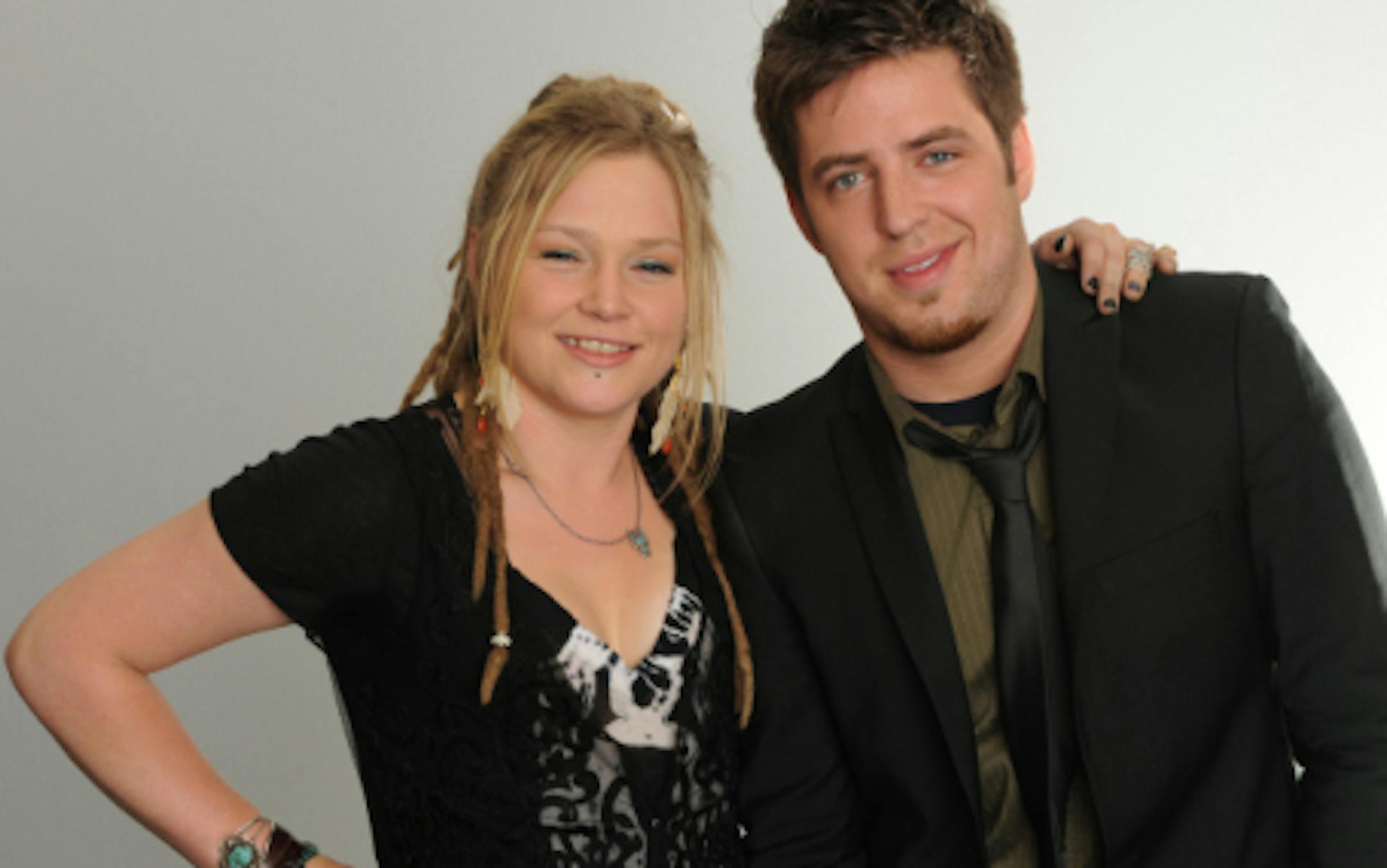 Crystal Bowersox and Lee DeWyze Photo: Fox