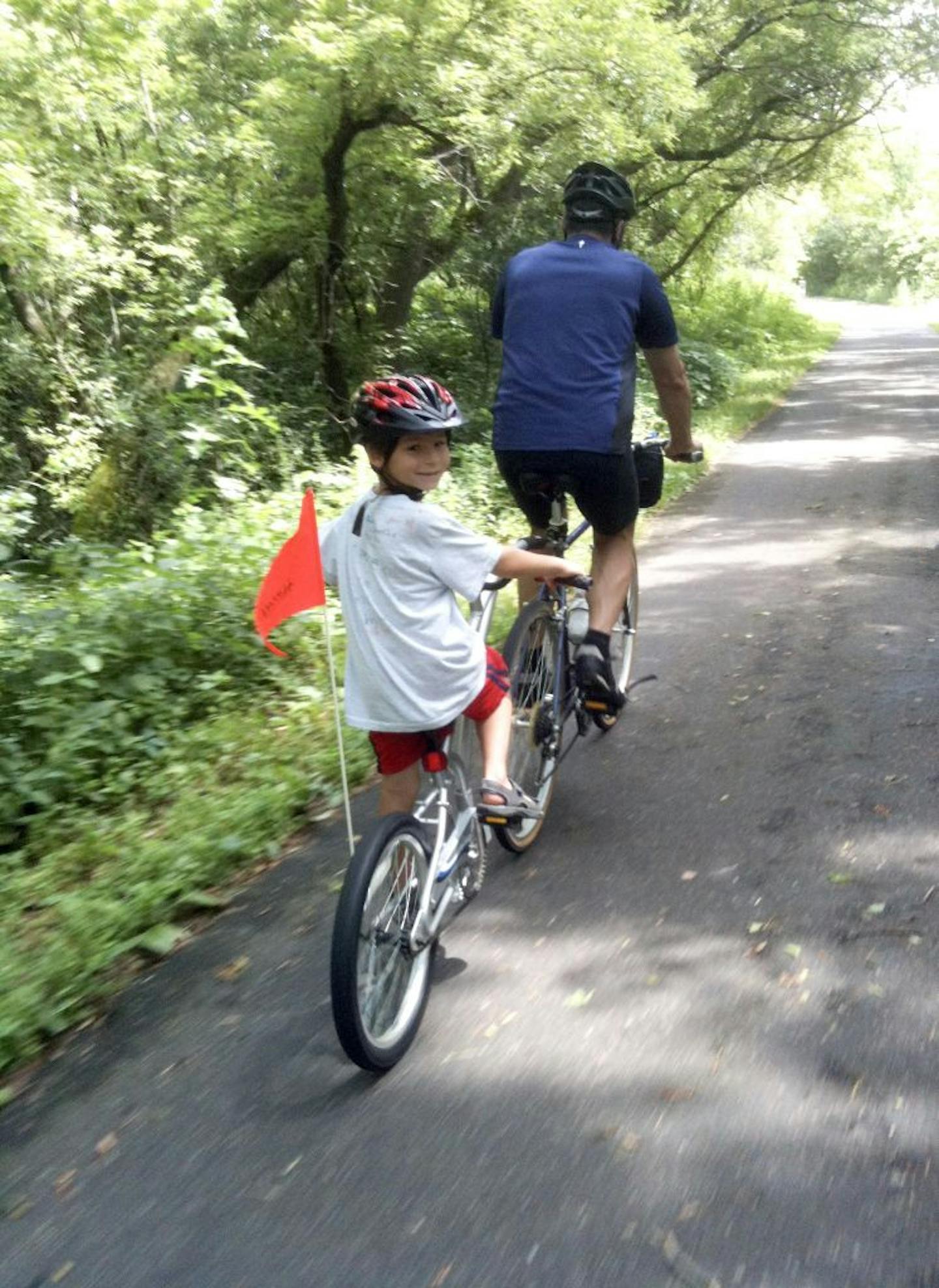 Cannon Valley Trail's 20 miles of mostly flat surface is ideal for families and cyclists of all abilities.