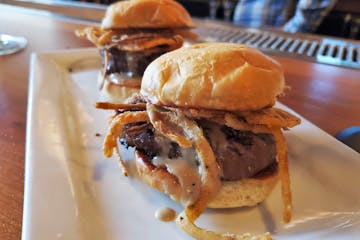 Tenderloin sliders at Sidecar at the Tap.