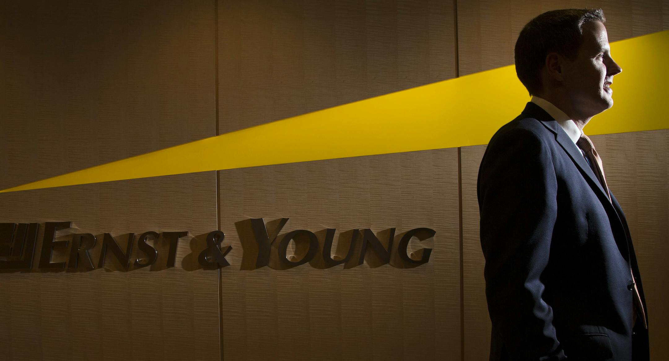 Michael O'Leary the new Office Managing Partner at Ernst & Young Minneapolis. ] CARLOS GONZALEZ cgonzalez@startribune.com - February 2, 2016, Minneapolis, MN, Sunday Viewpiont with Michael O'Leary the new office managing partner of Ernst & Young's Minneapolis location. O'Leary is succeeding John Wilgers the long-time head of the 660 person office in downtown Minneapolis.