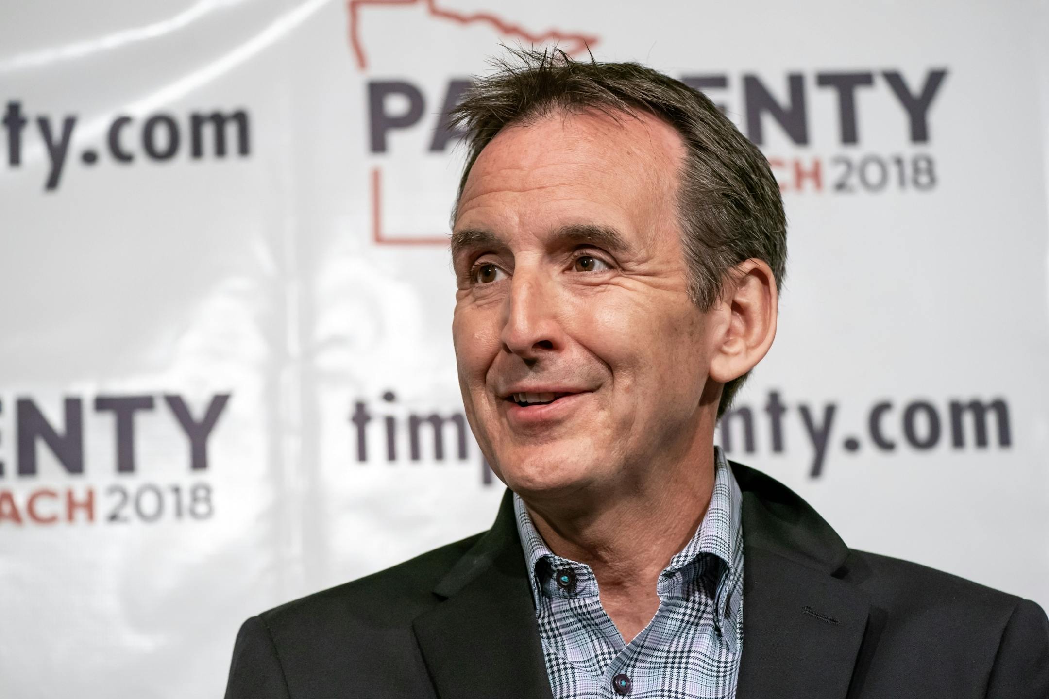 Former Gov. Tim Pawlenty announced Lt. Governor Michelle Fischbach as running mate as he runs for a third term.