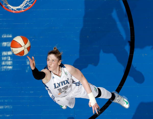 Lindsay Whalen made a reverse layup during the 2012 WNBA Finals against Indiana at Target Center.