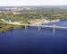 This undated artist rendering released by the Minnesota Department of Transportation shows the proposed St. Croix River Crossing between Oak Park Heig