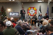 Republican Steve Boyd hosted an event on the anniversary of the Jan. 6 attack on the U.S. Capitol with a townhall meeting featuring members of the Wes