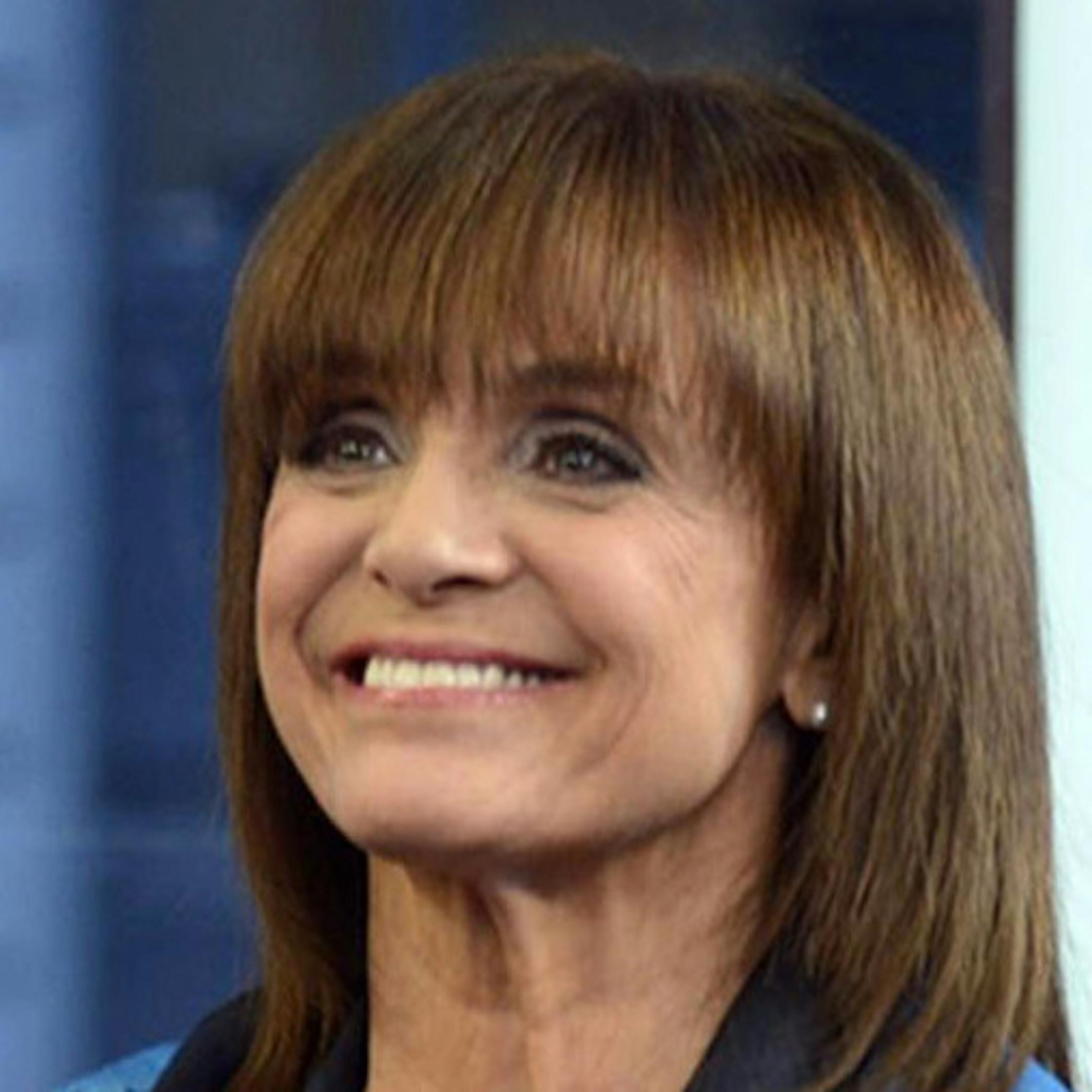 This image released by ABC shows actress Valerie Harper on "Good Morning America," Wednesday, Sept. 4, 2013 in New York after it was announced that she will be one of 12 celebrities competing on "Dancing with the Stars." The celebrity dance competition series premieres on Sept. 16. (AP Photo/ABC, Ida Mae Astute) ORG XMIT: MIN2013091608244206
