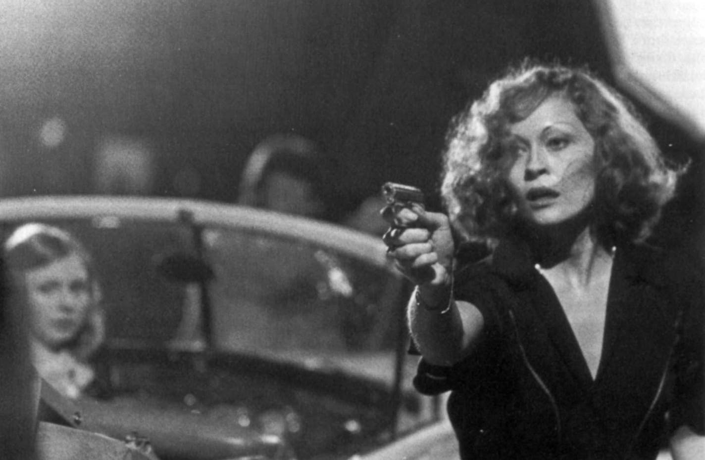 Evelyn Cross Mulwray (Faye Dunaway) in "Chinatown" (1974) Roman Polanski retrospective at Oak Street Cinema