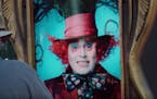 Johnny Depp plays the Mad Hatter in a live billboard to promote "Alice Through the Looking Glass."