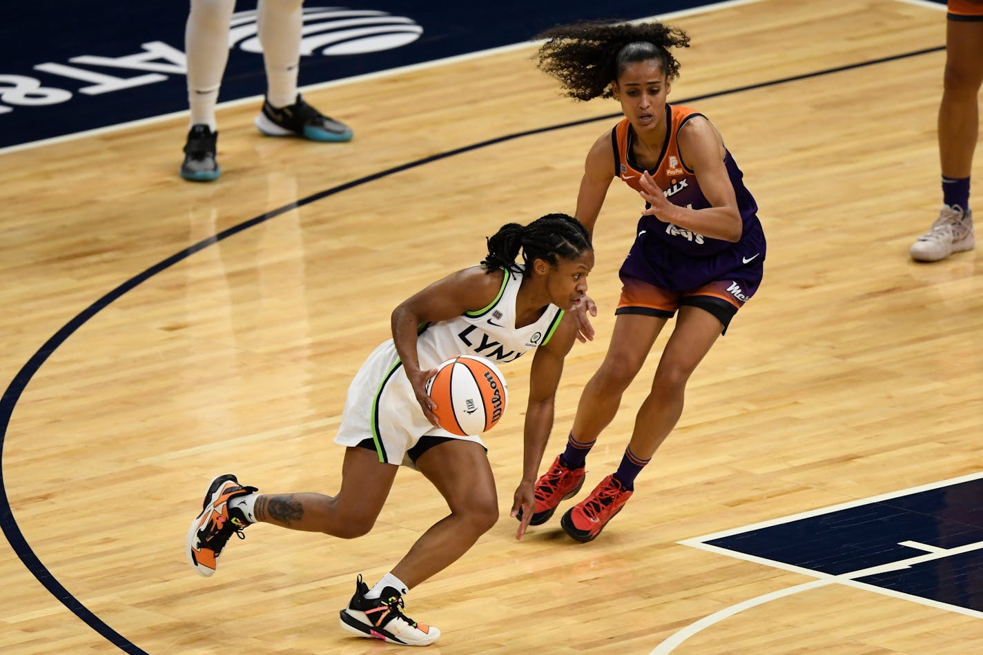 Minnesota Lynx guard Crystal Dangerfield