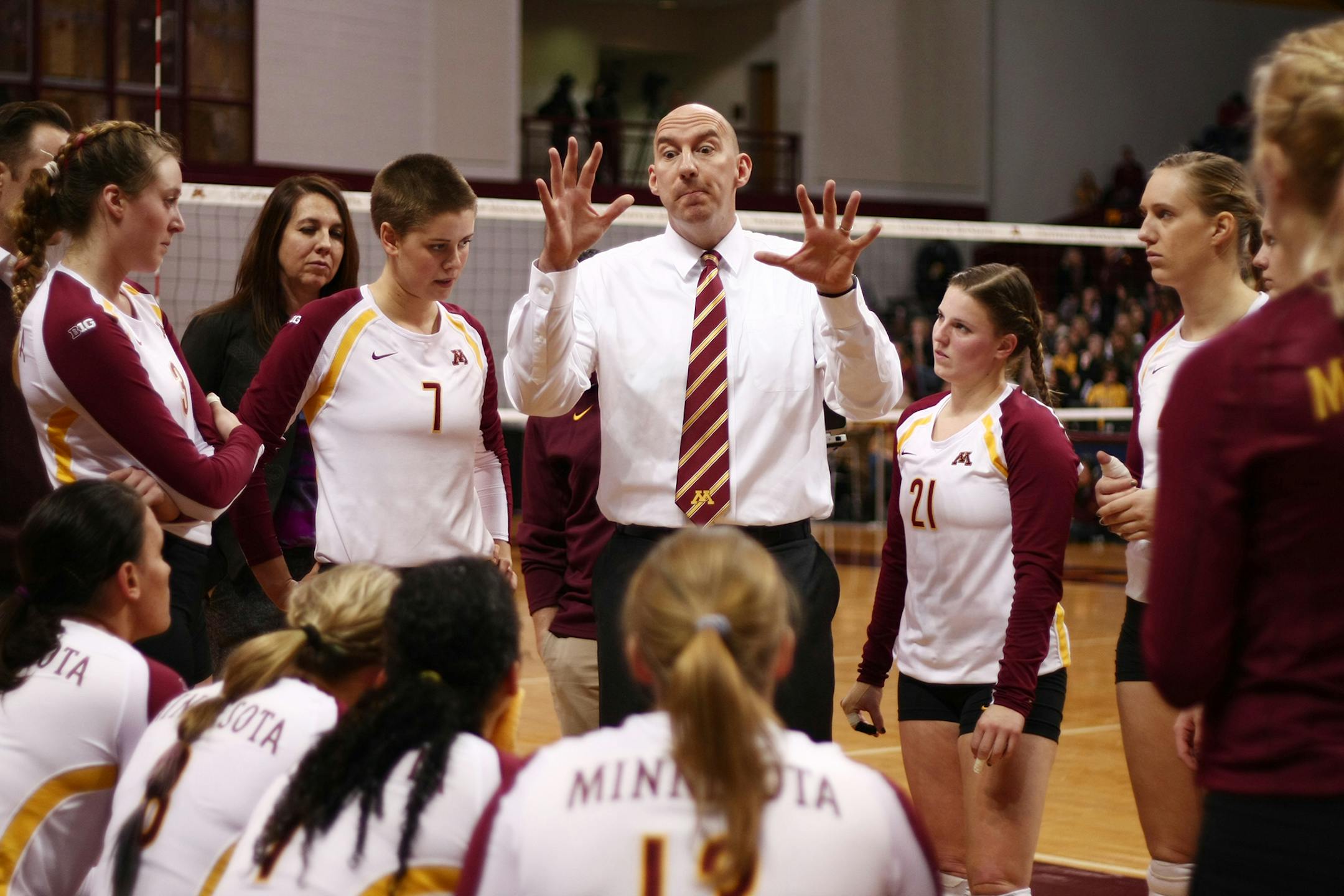 Hugh McCutcheon, in his first season in Minnesota, guided the Gophers to the NCAA Elite Eight in 2012.