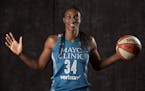 Center Sylvia Fowles, shown in a media day shot in early May.