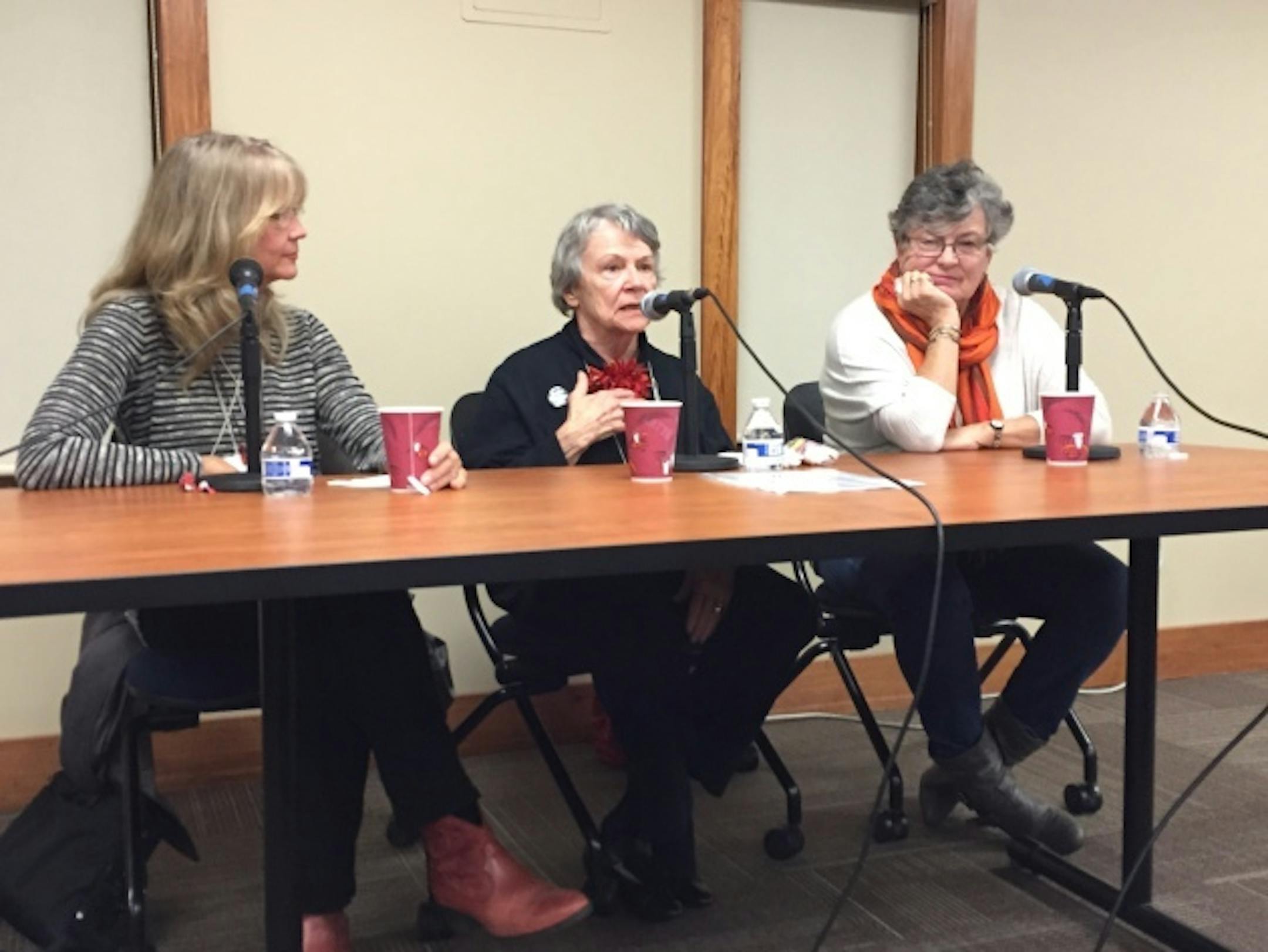 Lorna Landvik, Faith Sullivan and Judith Guest were the opening night keynote speakers.