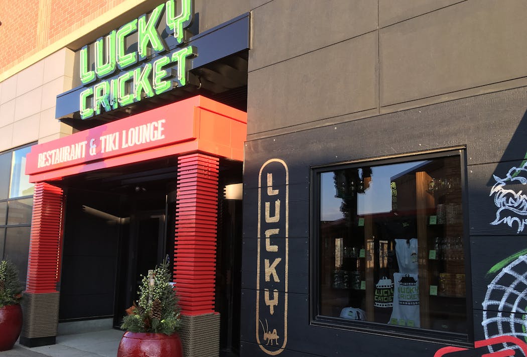 The exterior of Lucky Cricket in St. Louis Park.
