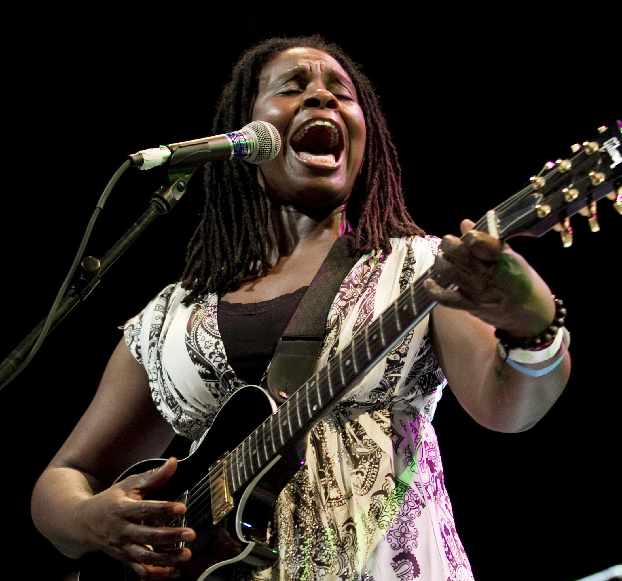**NO MAGS, NO SALES, NO TV. COX/AP MEMBER NEWSPAPERS USING MANDATORY CREDIT;INTERNET MUST CREDIT PHOTOGRAPHER AND STATESMAN.COM** 3/14/2012 - Jay Janner/American-Statesman - Ruthie Foster performs at the Austin Music Awards at the Austin Music Hall during SXSW on Wednesday March 14, 2012. ORG XMIT: 520373
