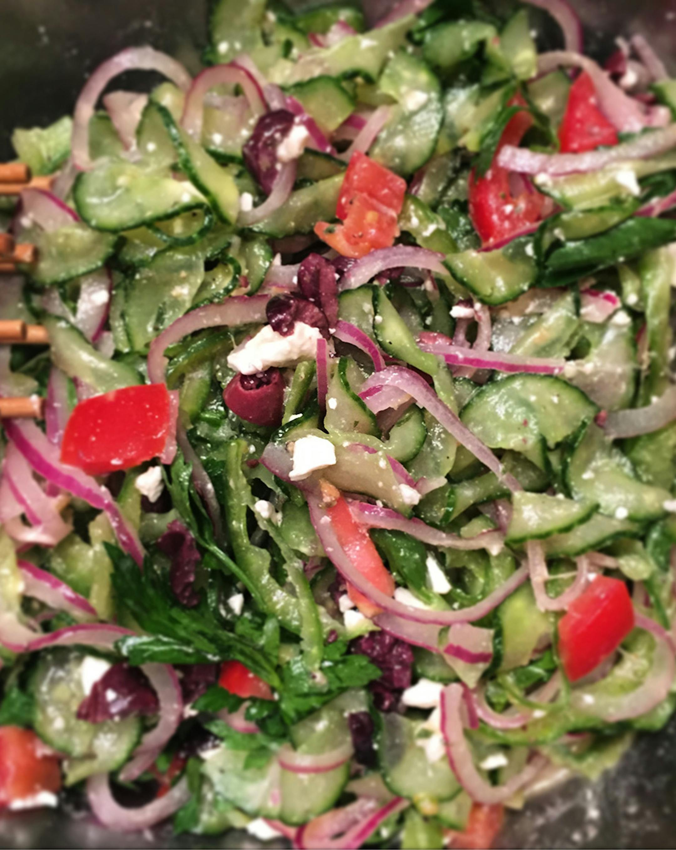 Credit Sharyn Jackson, Star Tribune Spiralized Greek Salad.