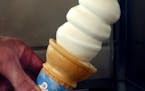 Coon Rapids, Mn., Tues., May 6, 2003--The trademark curlicue forms the top of a vanilla cone at the new DQ Grill & Chill in Coon Rapids.
GENERAL INFOR