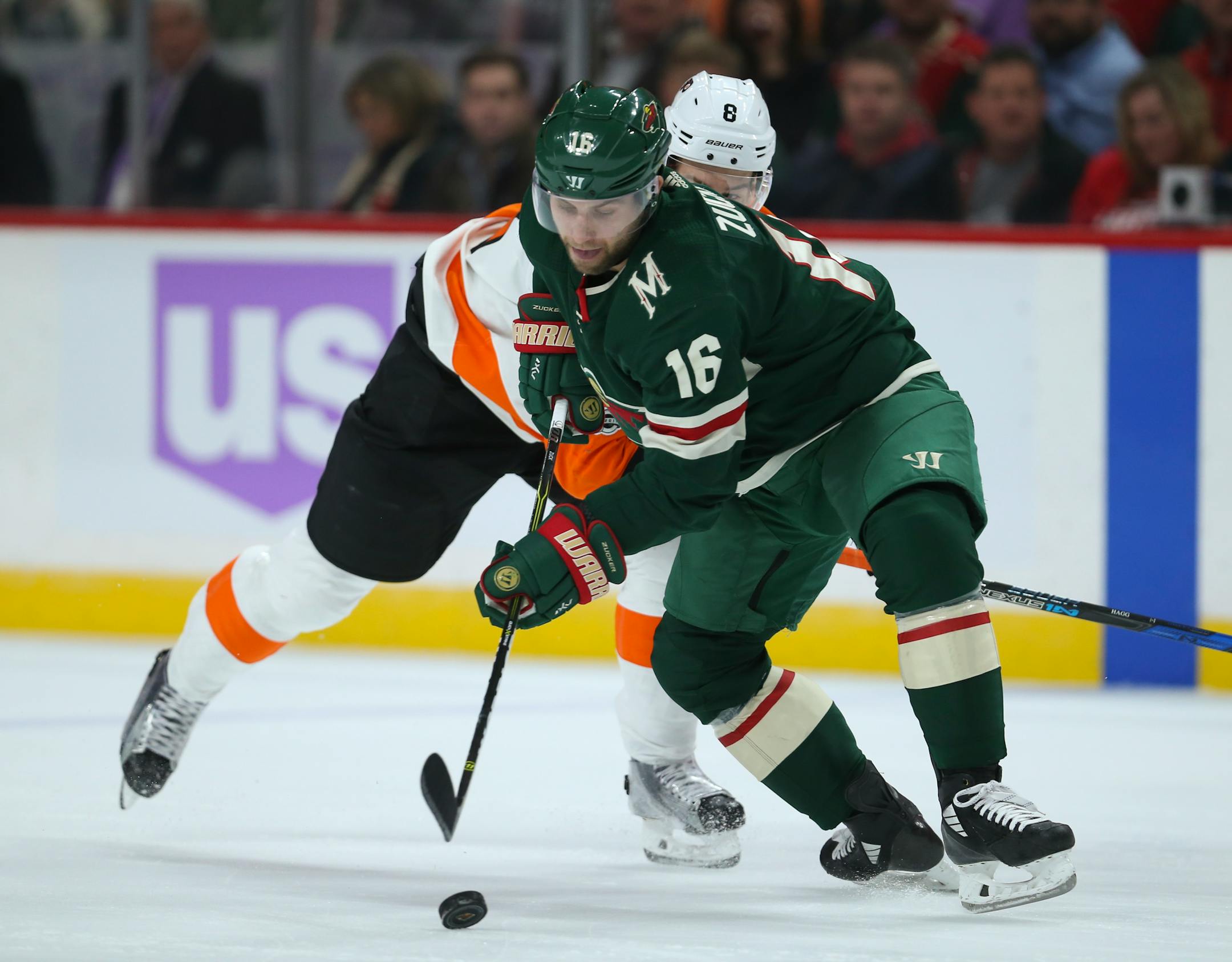 Minnesota Wild left wing Jason Zucker