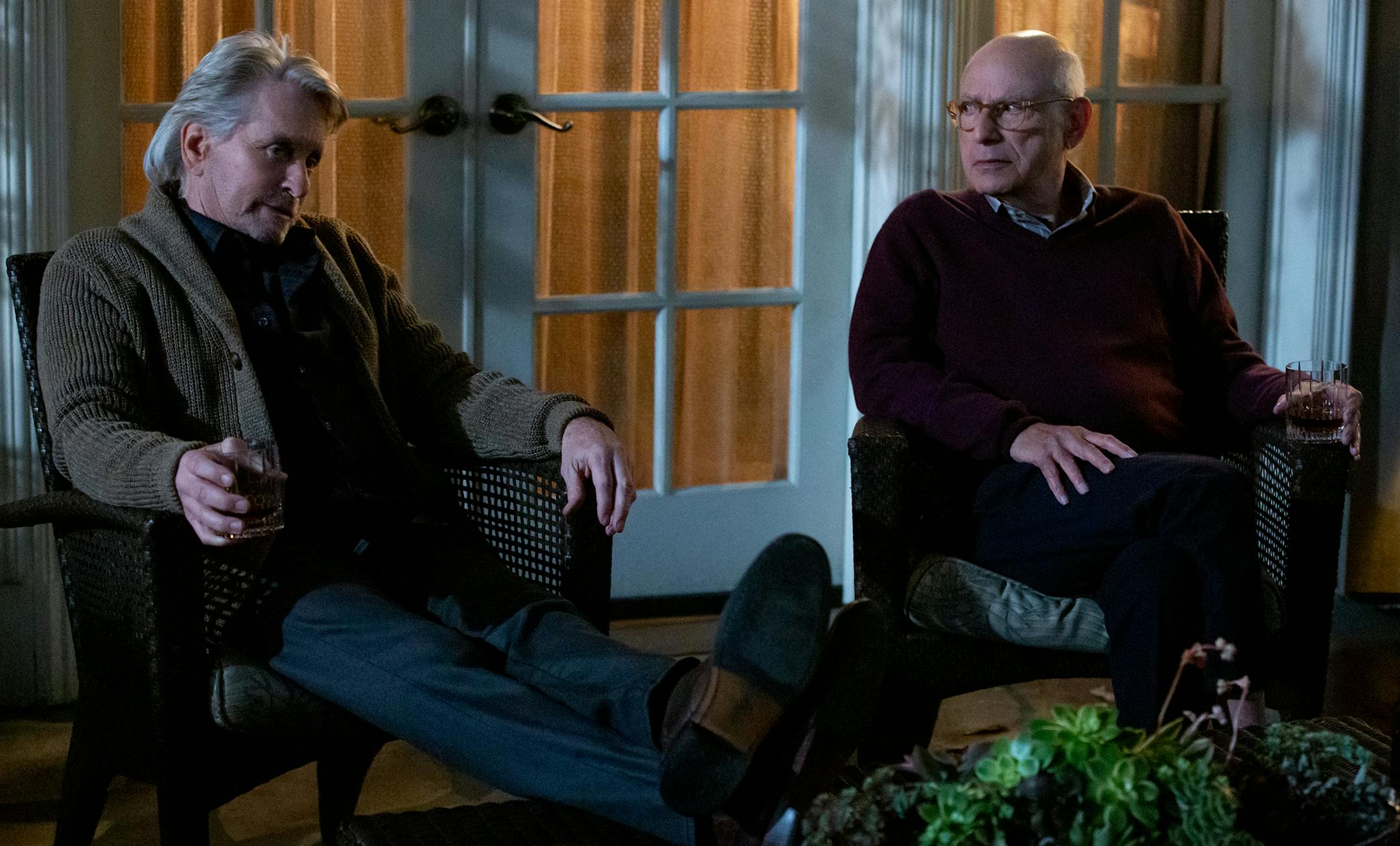 Michael Douglas and Alan Arkin in "The Kominsky Method."