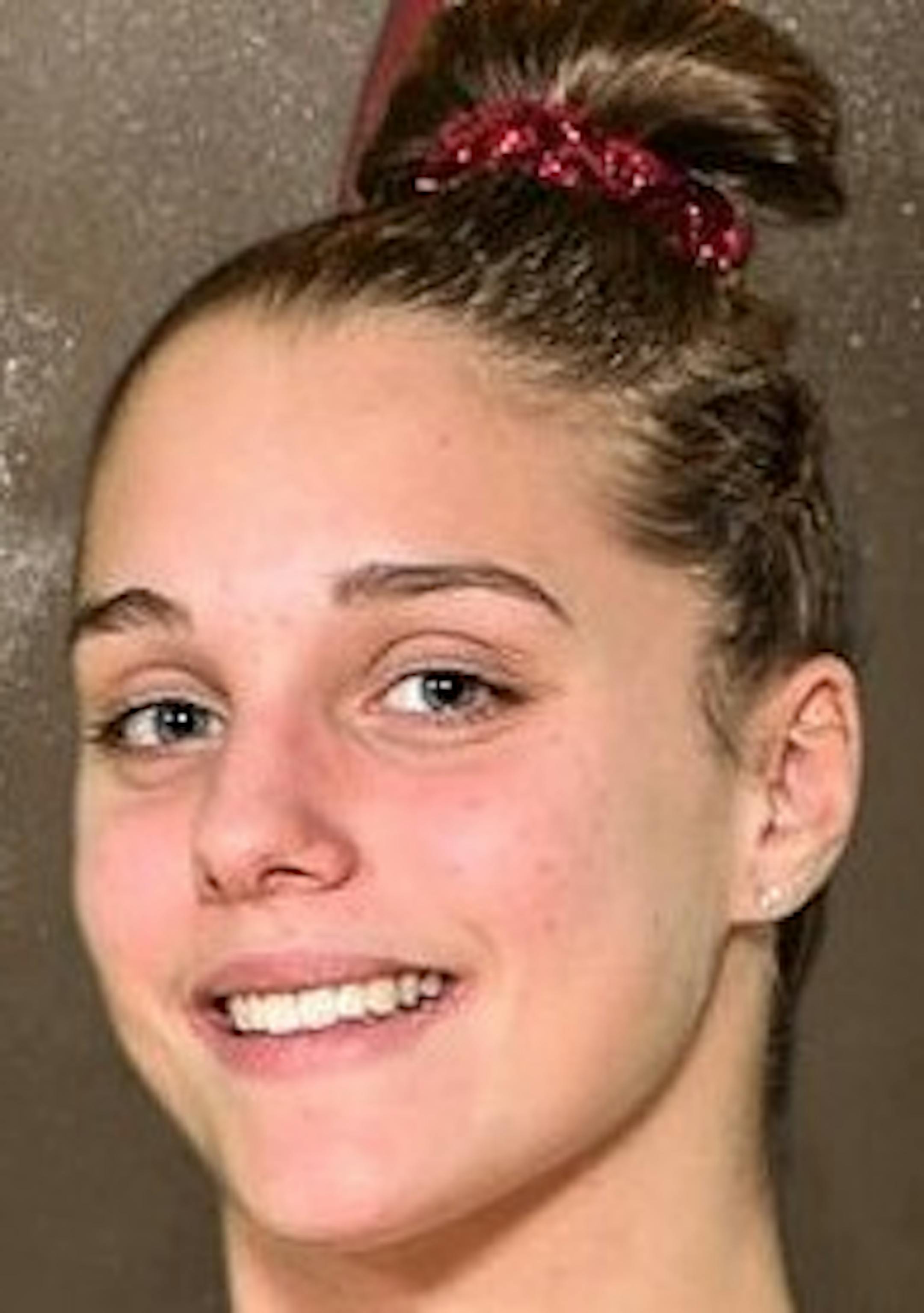 Nadia Abid, Maple Grove gymnastics, sr., 2019-20