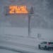 A motorist drives along Interstate 80 eastbound in Truckee, Calif., on Friday, March 1, 2024.