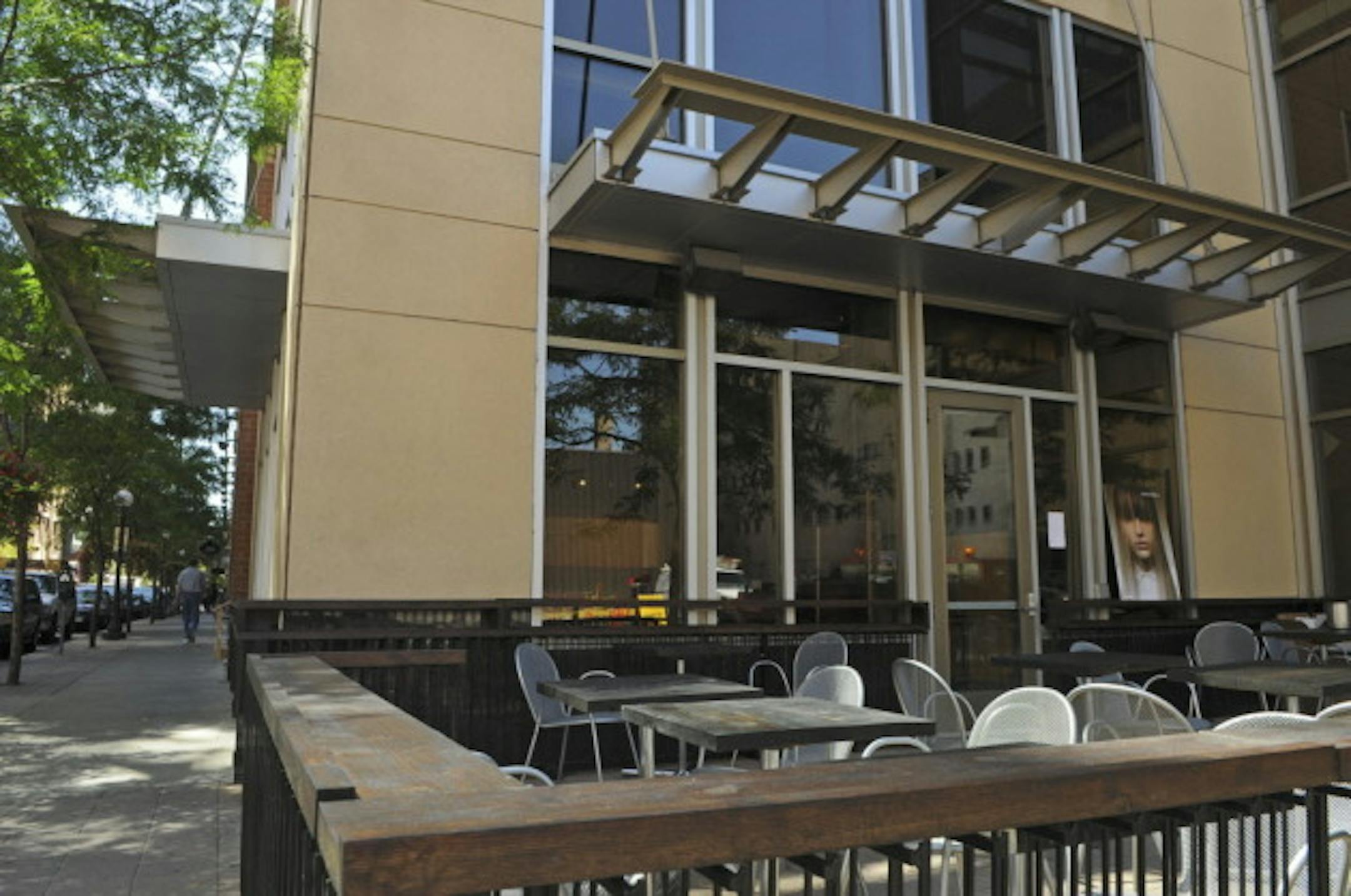 The corner space in downtown St. Paul that's the new home of the Amsterdam Bar & Hall. / Richard Sennott, Star Tribune