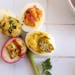Twelve variations of deviled eggs you can make, from Tex Mex and smoked salmon and Asian peanut and pickled beets.