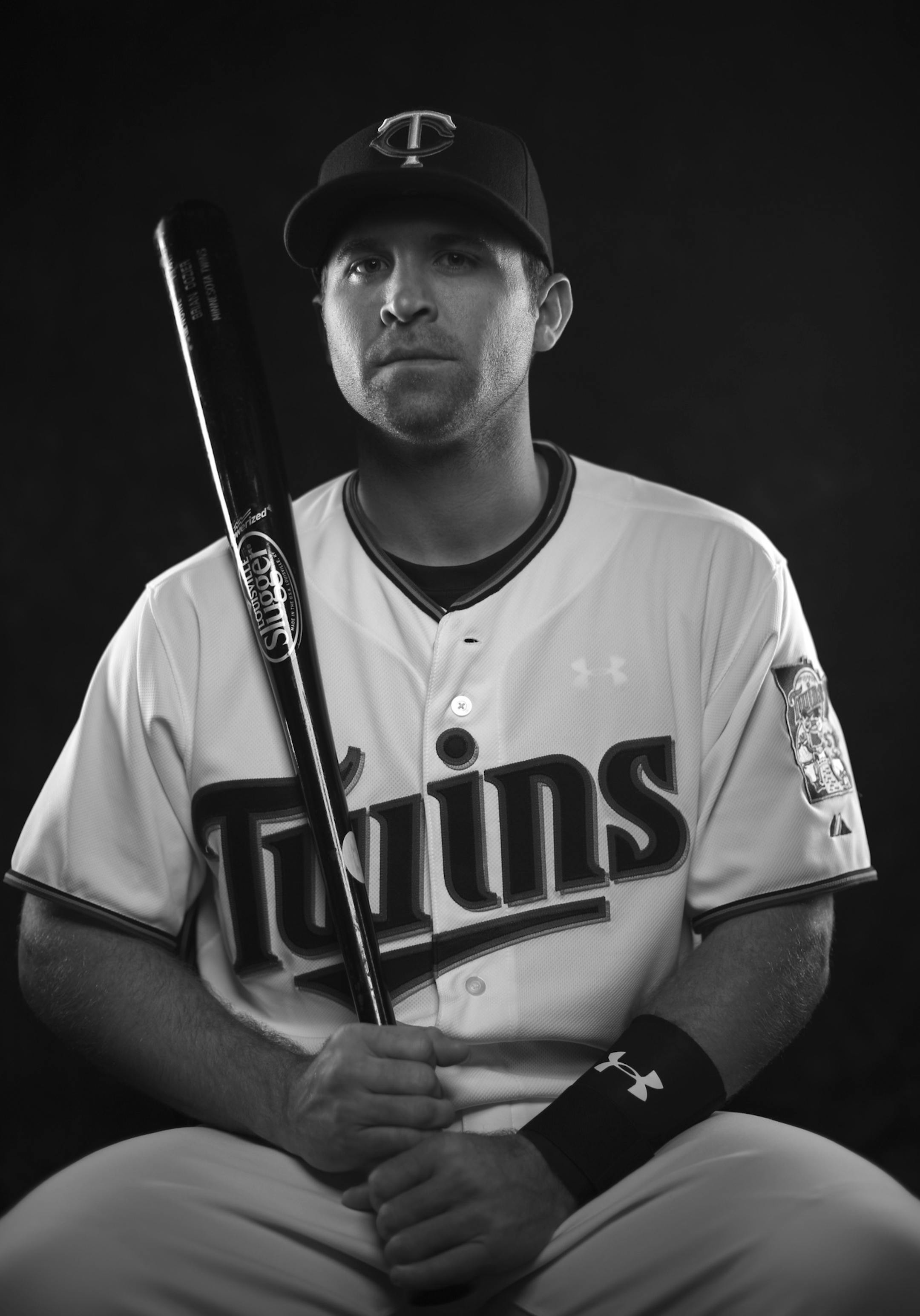 Twins second baseman Brian Dozier in a portrait made on media day at training camp in Fort Myers. ] JEFF WHEELER ï jeff.wheeler@startribune.com The Twins spring training media day was held before practice Tuesday morning, March 3, 2015 at Hammond Stadium in Fort Myers, FL. ORG XMIT: MIN1503102244332266