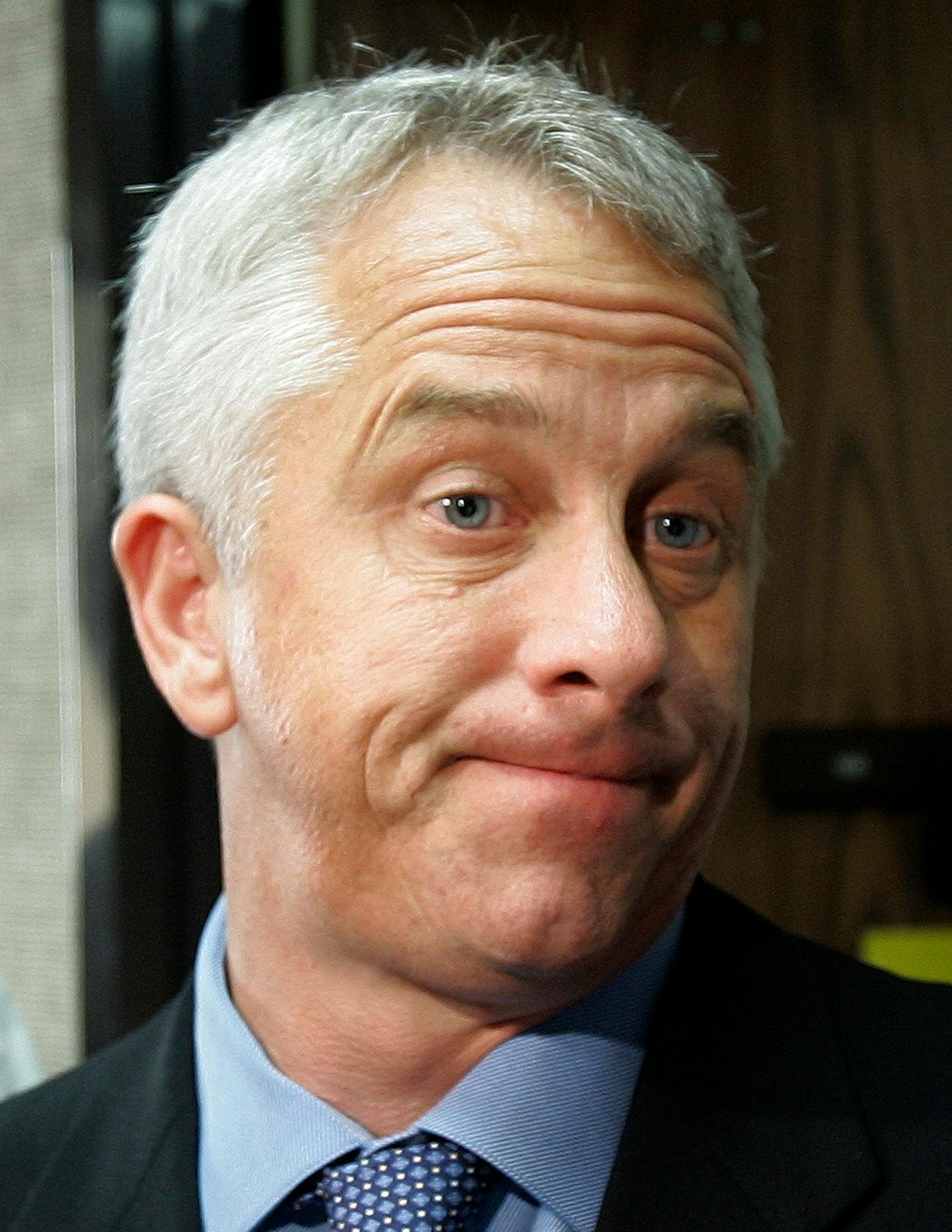 Greg LeMond speaks to the news media after testifying against fellow cyclist Floyd Landis during the arbitration hearing on the doping allegations against the 2006 the Tour de France champion at Pepperdine University in Malibu, Calif., in this May 17, 2007 file photo. Best-selling bicycle maker Trek has sued to sever ties with three-time Tour de France winner Greg LeMond.