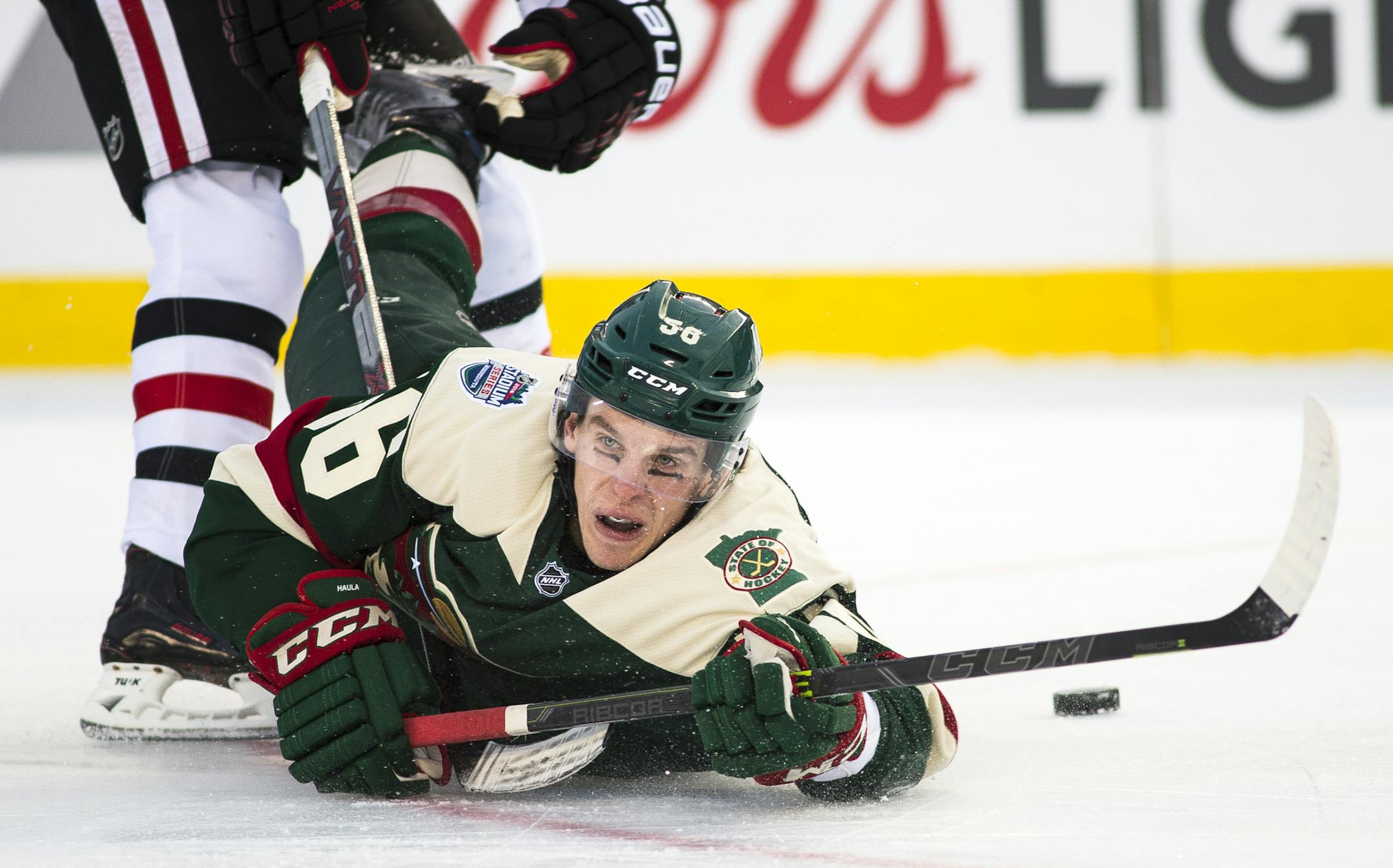 Wild left winger Erik Haula