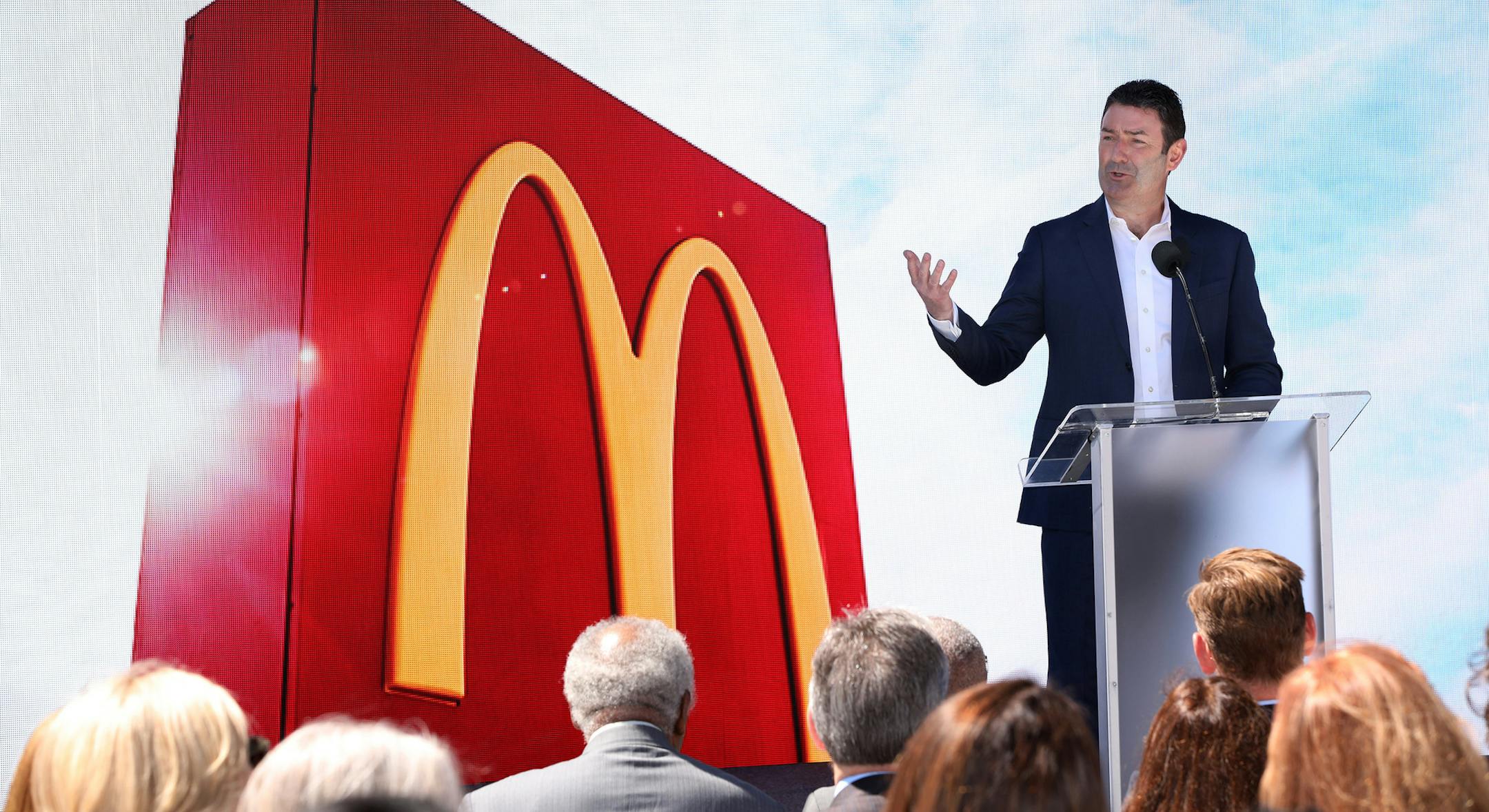 McDonald's terminated its relationship with CEO Steve Easterbrook after the board determined a consensual relationship he had with an employee violated company policy. (Stacey Wescott/Chicago Tribune/TNS) ORG XMIT: 1479504