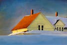 Tom Foty&#x2019;s &#x201c;Deep Snow&#x201d; recalls Edward Hopper.