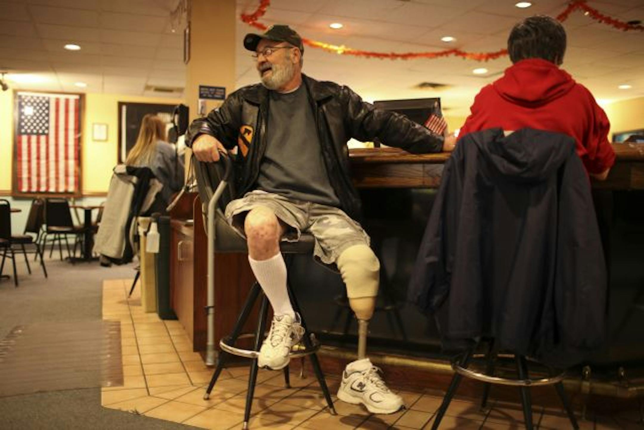 Ed Carpenter sat at the bar Thursday afternoon in the newly refurbished American Legion Post 334 in Coon Rapids.